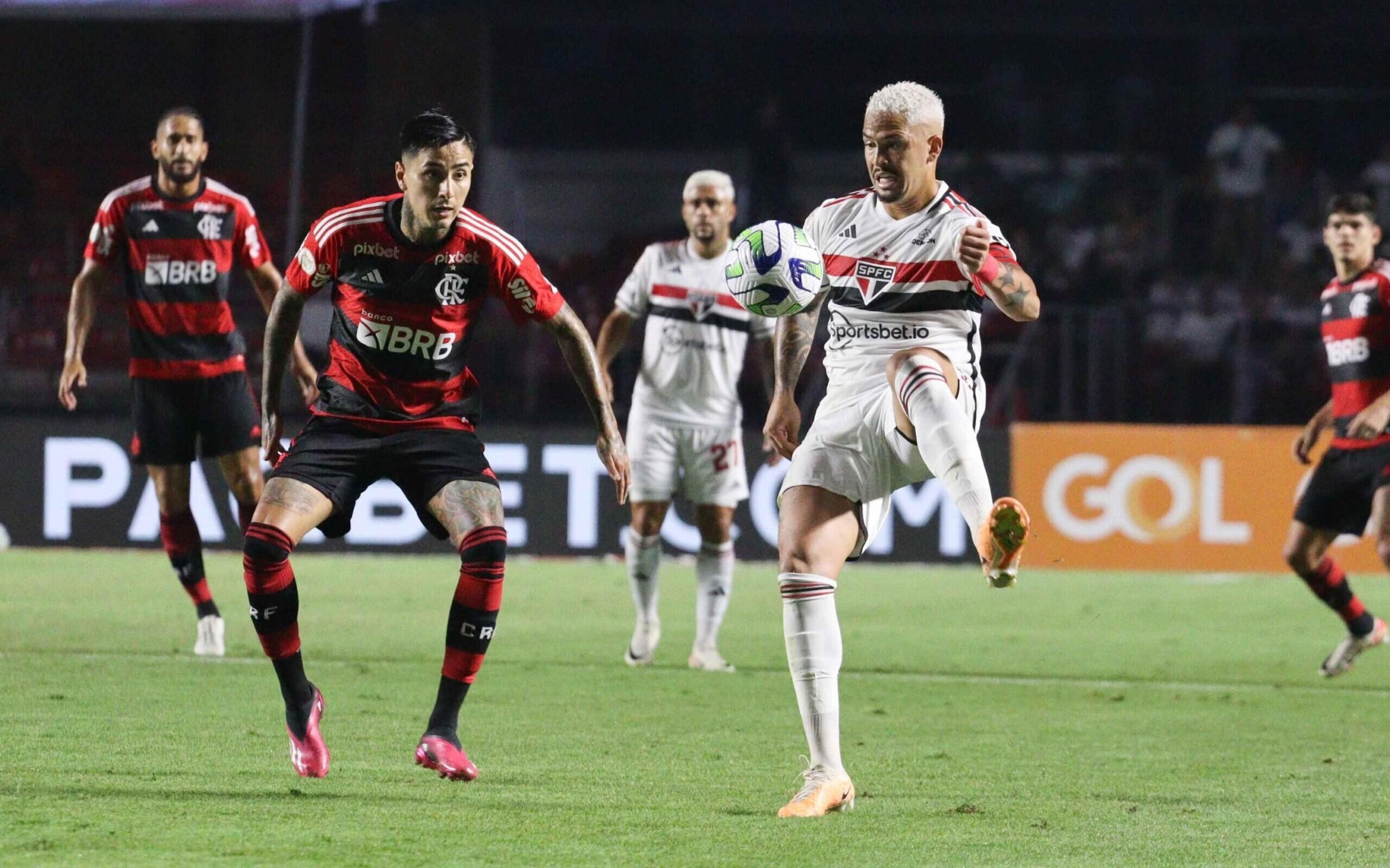 Flamengo x São Paulo: onde assistir, horário e escalações pelo Brasileirão