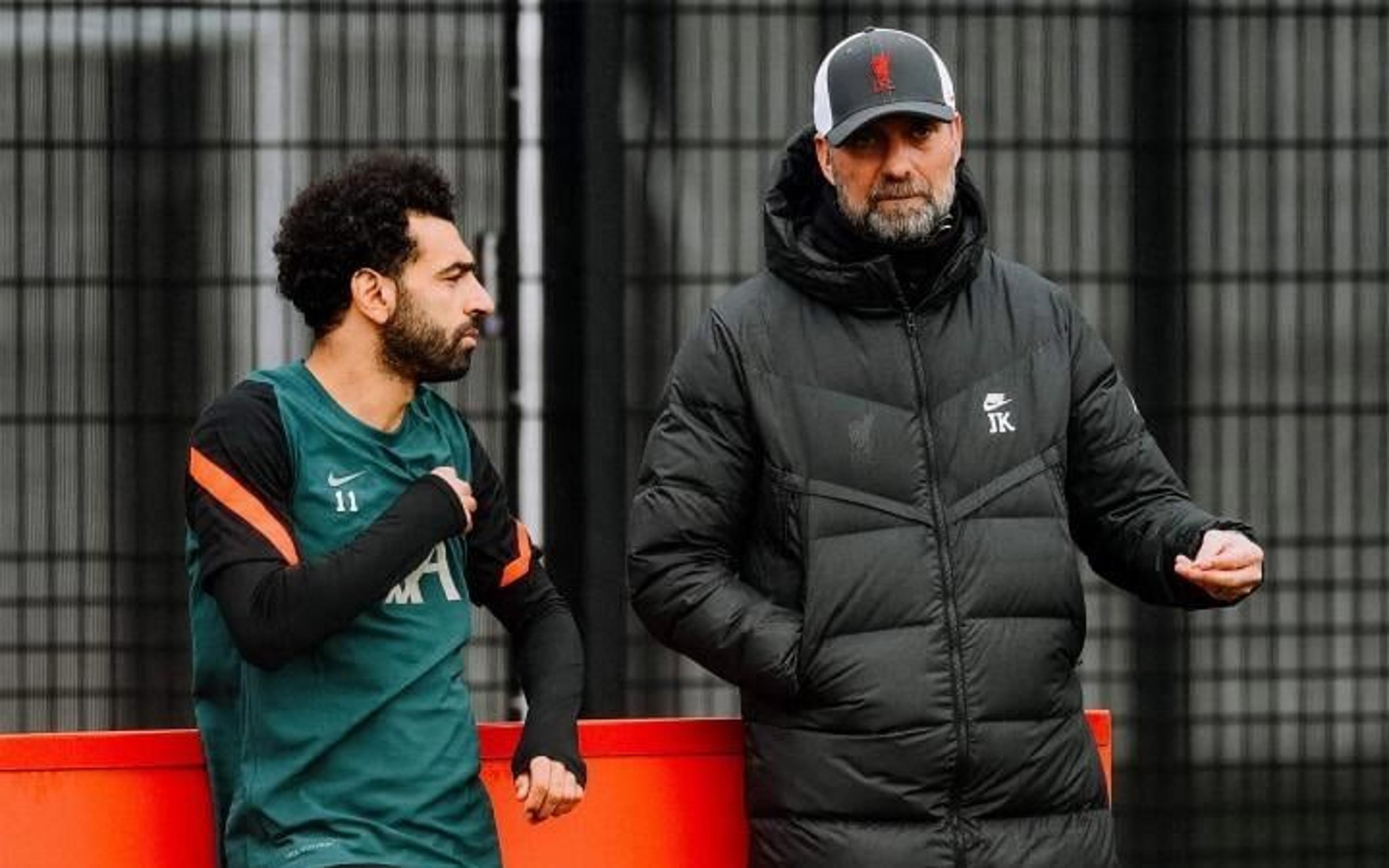 Salah e Klopp brigam em empate do Liverpool, e egípcio dispara: ‘Se eu falar hoje, vai ter fogo’