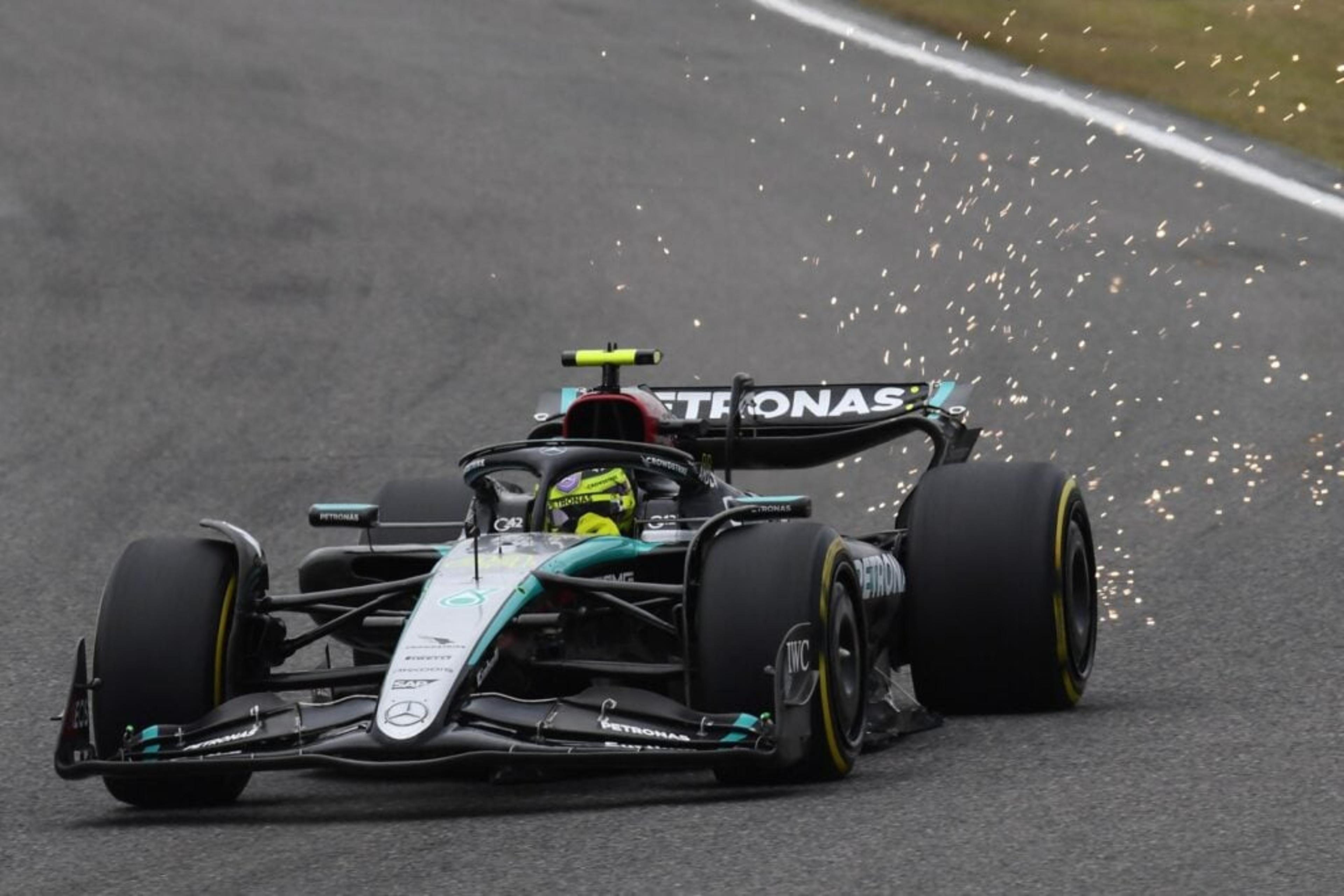 F1: Hamilton vê ‘melhor TL1 do ano’ e pede que Mercedes ‘não mude muita coisa’ no Japão