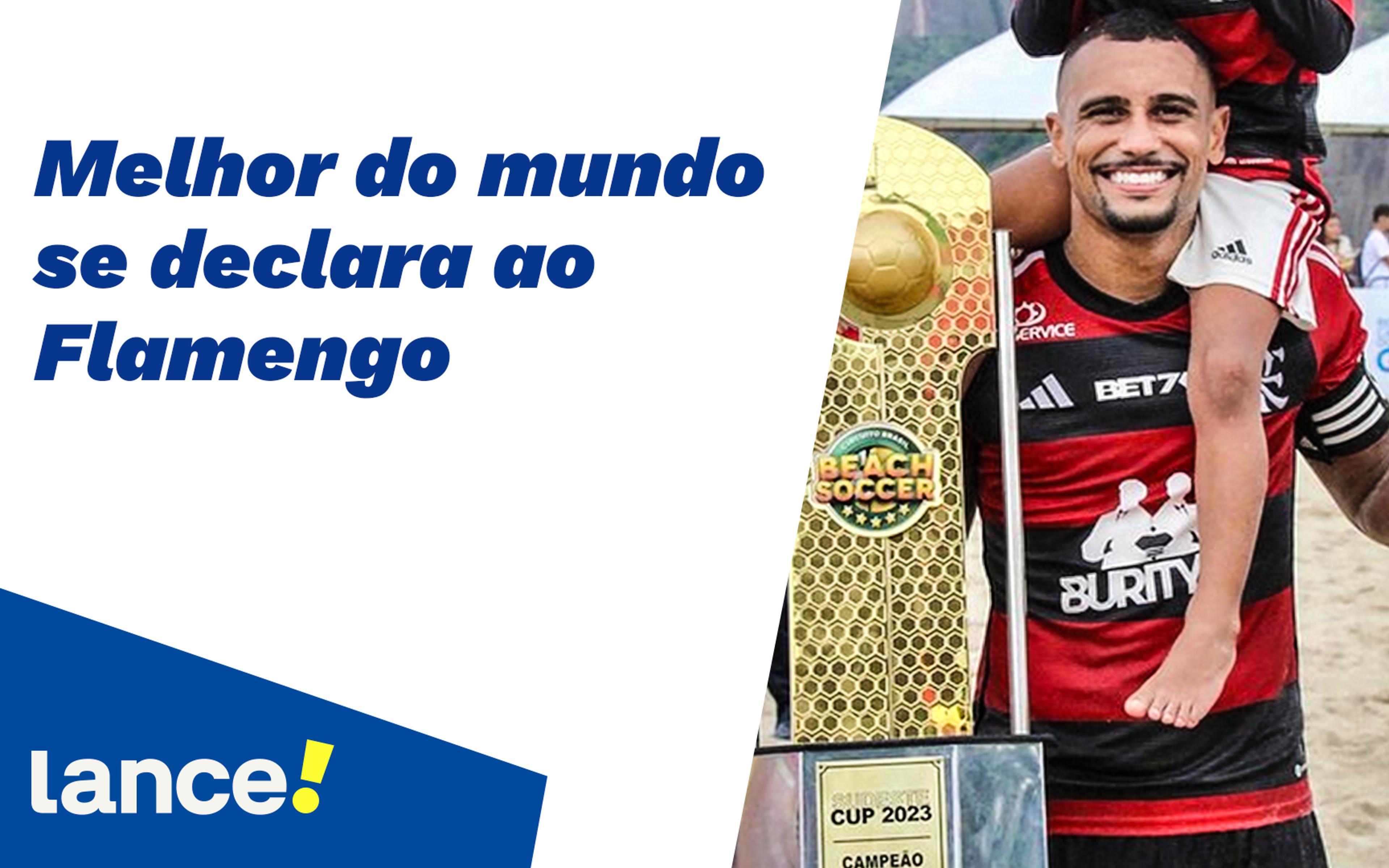 Melhor jogador de Futebol de Areia do mundo, Rodrigo Soares se declara ao Flamengo