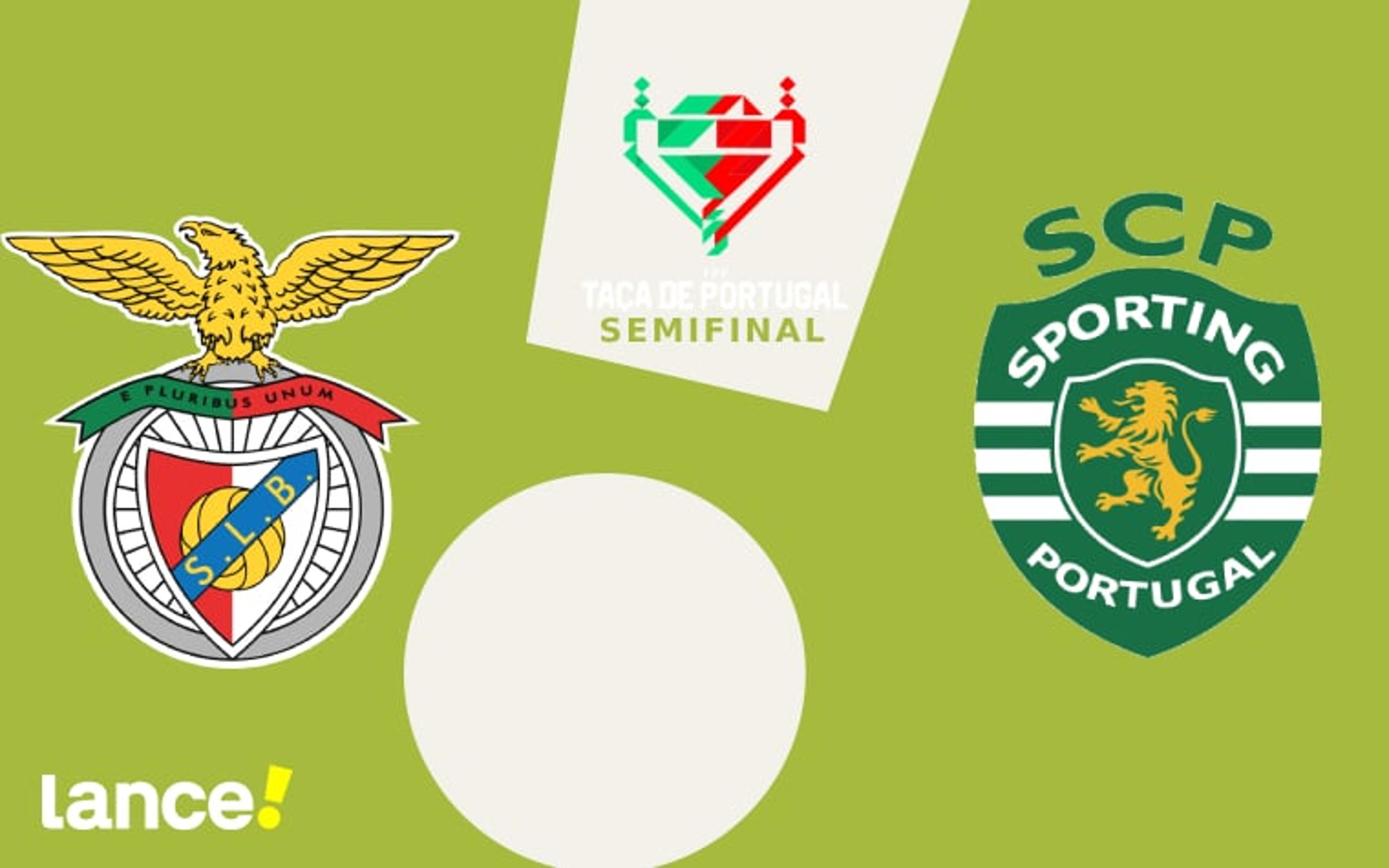 Benfica x Sporting: onde assistir ao vivo, horário e prováveis escalações do jogo pela Taça de Portugal