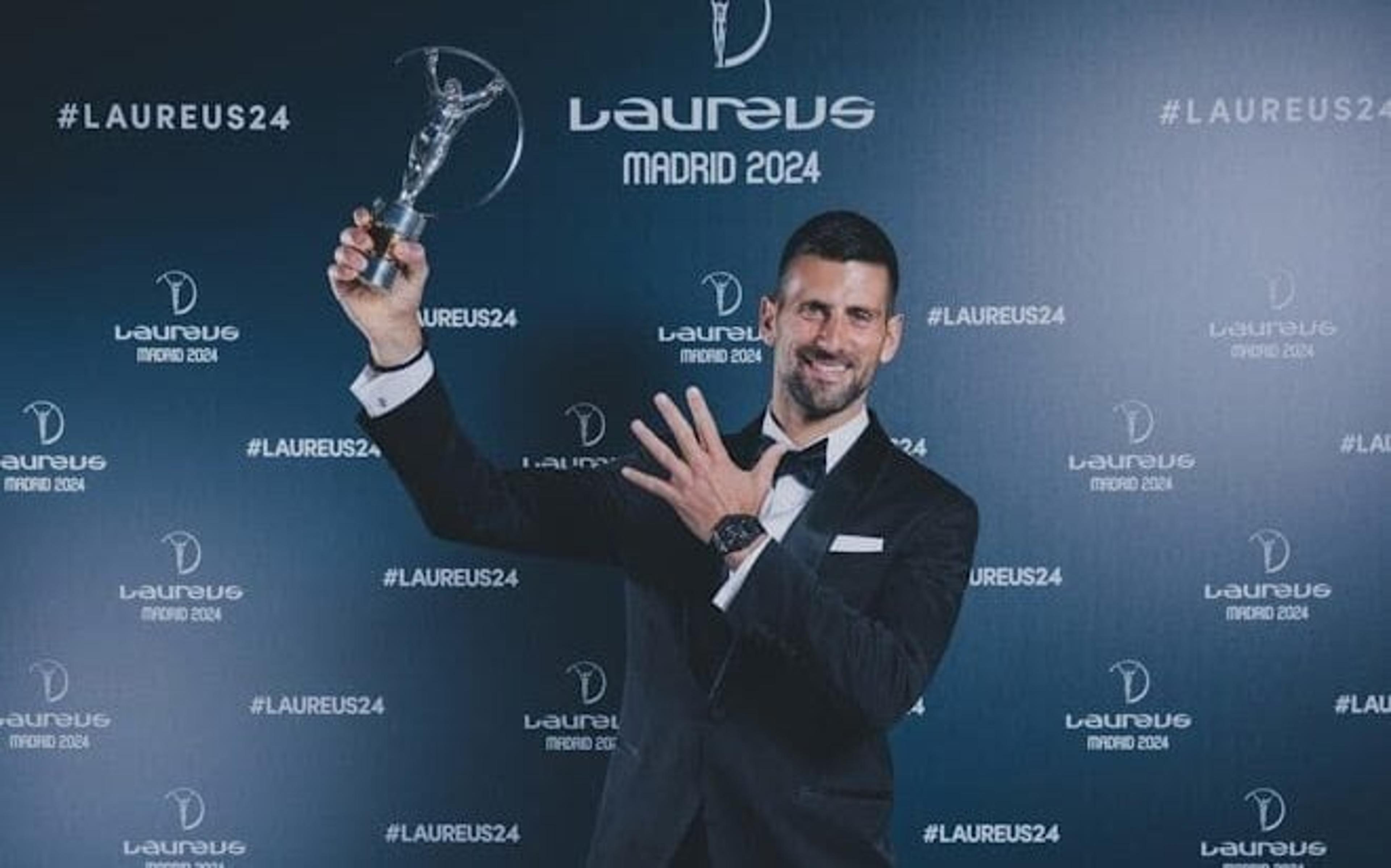 Djokovic, Bellingham e Simone Biles: saiba quais foram os vencedores do Prêmio Laureus