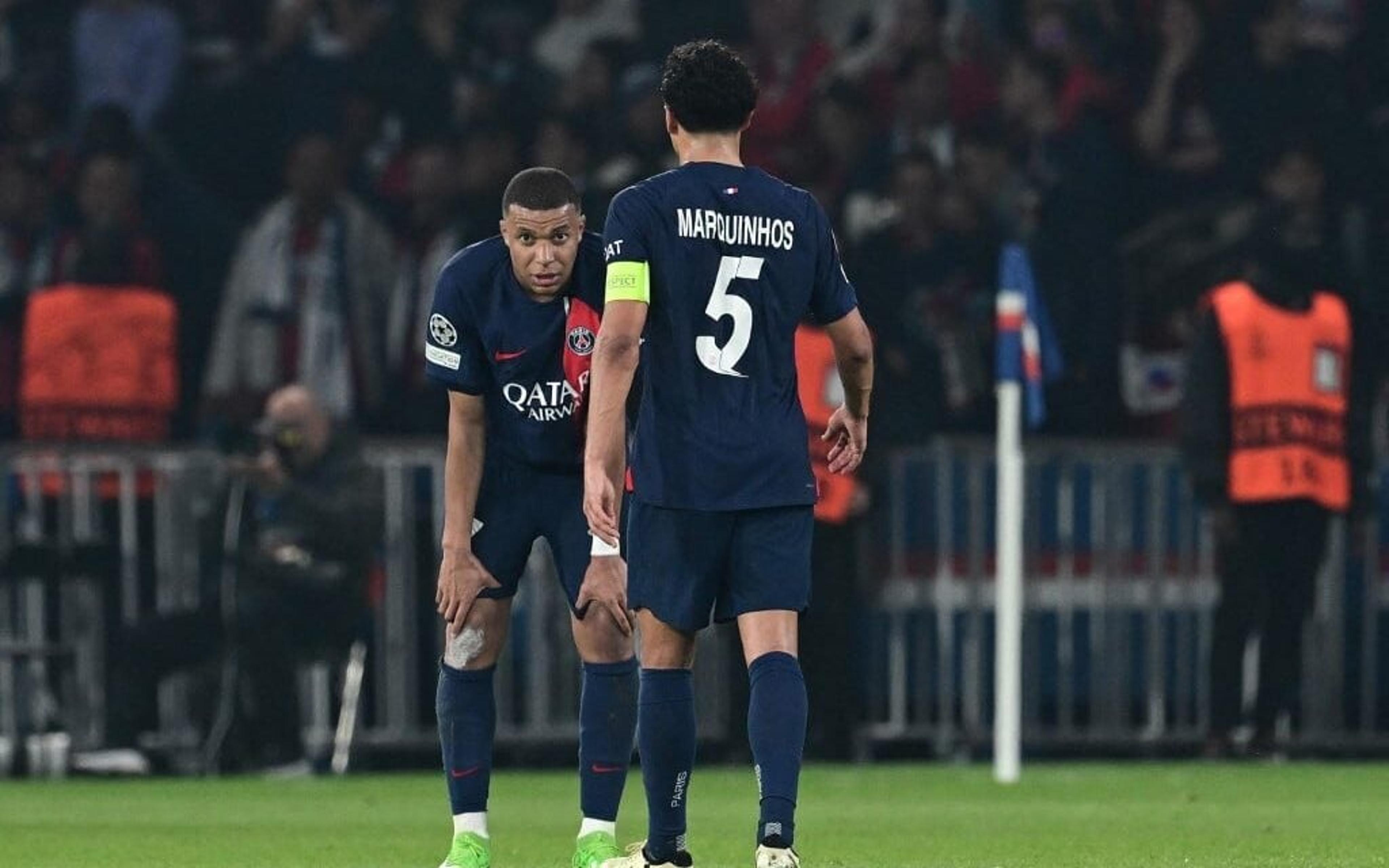 Marquinhos lamenta eliminação do PSG na Champions League e manda recado para a torcida: ‘Calma’