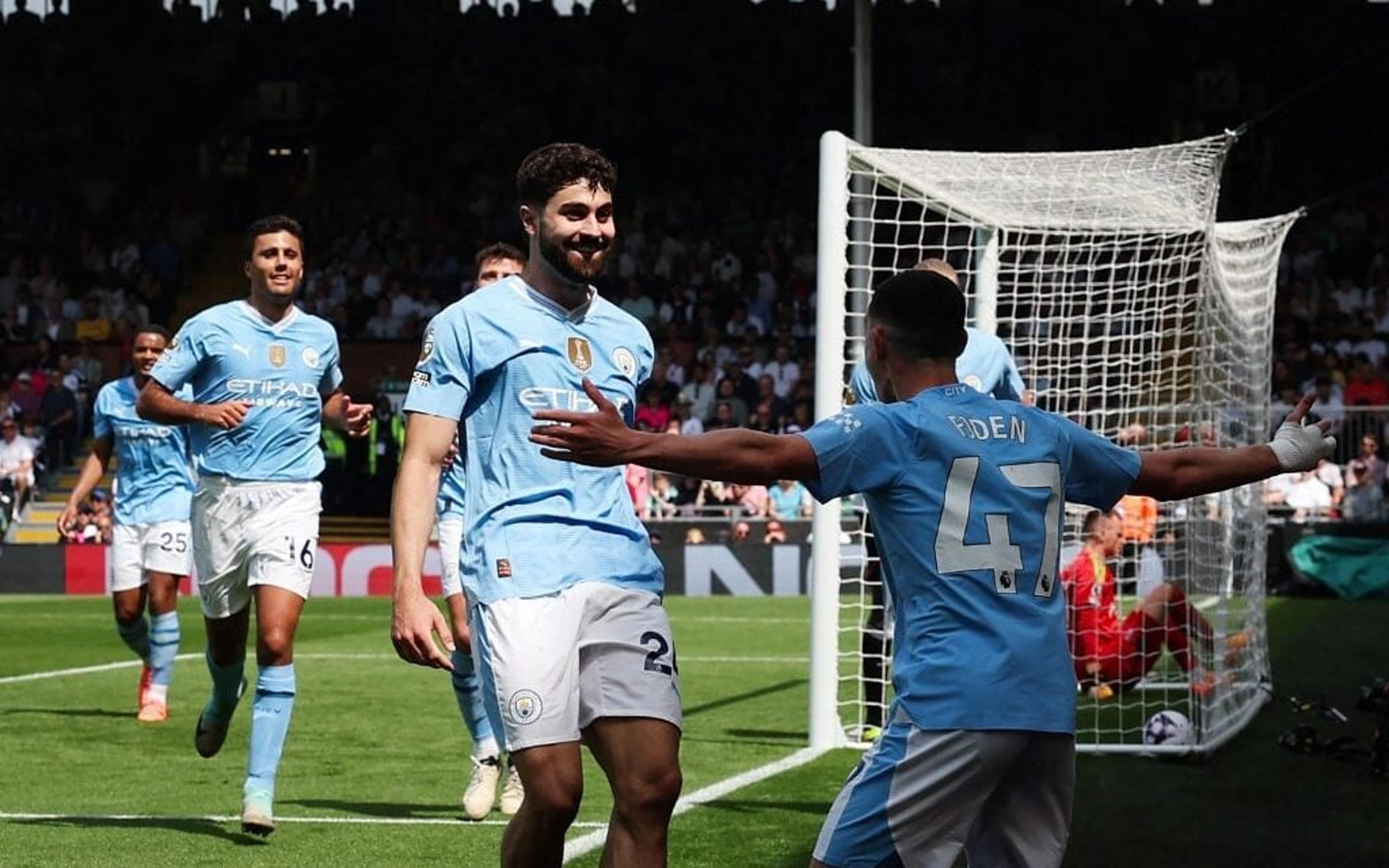 City atropela Fulham na Premier League e pode ser campeão na próxima rodada; veja como está a classificação