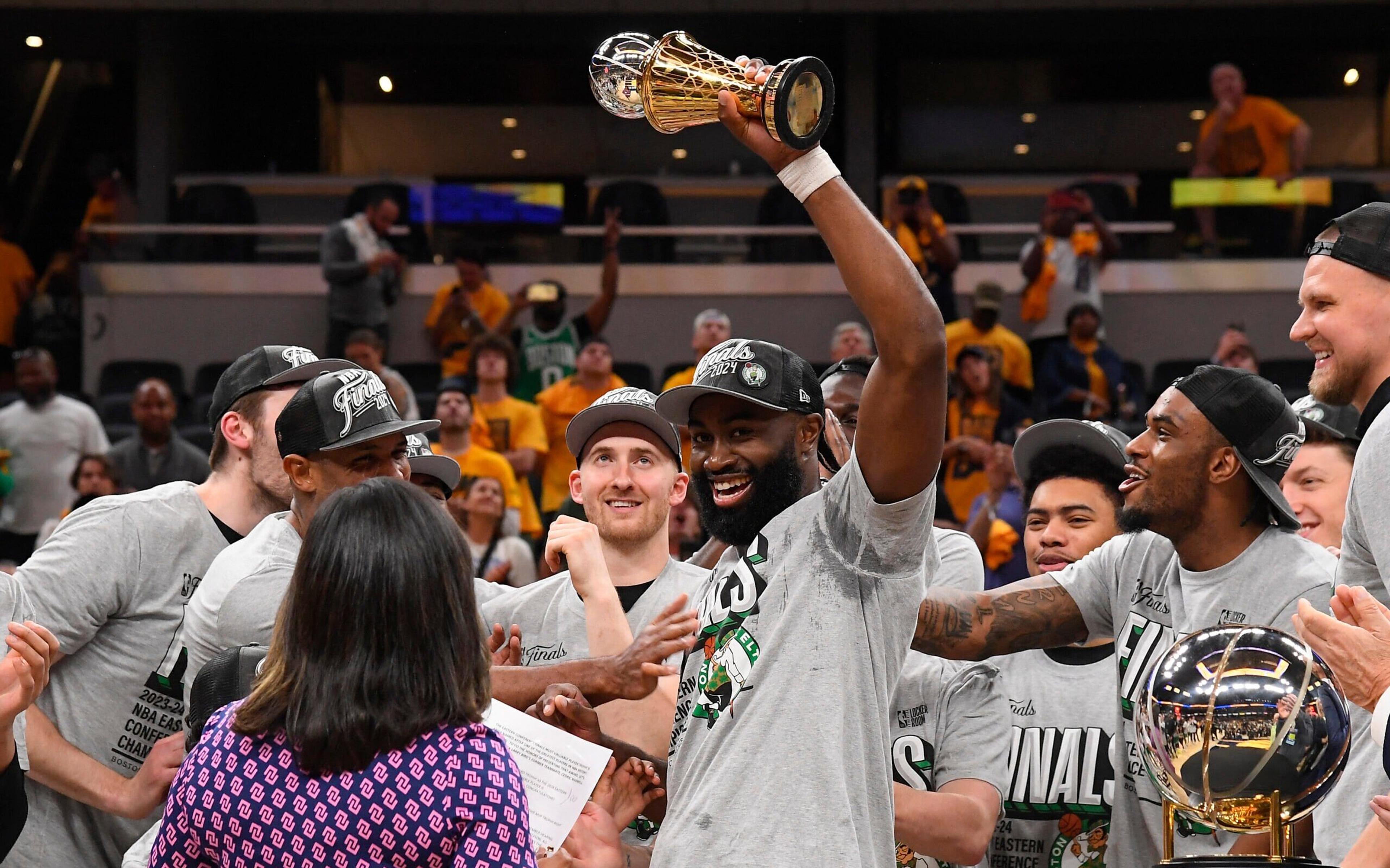 NBA: Jaylen Brown espanta fantasma do passado e é eleito MVP das finais do Leste