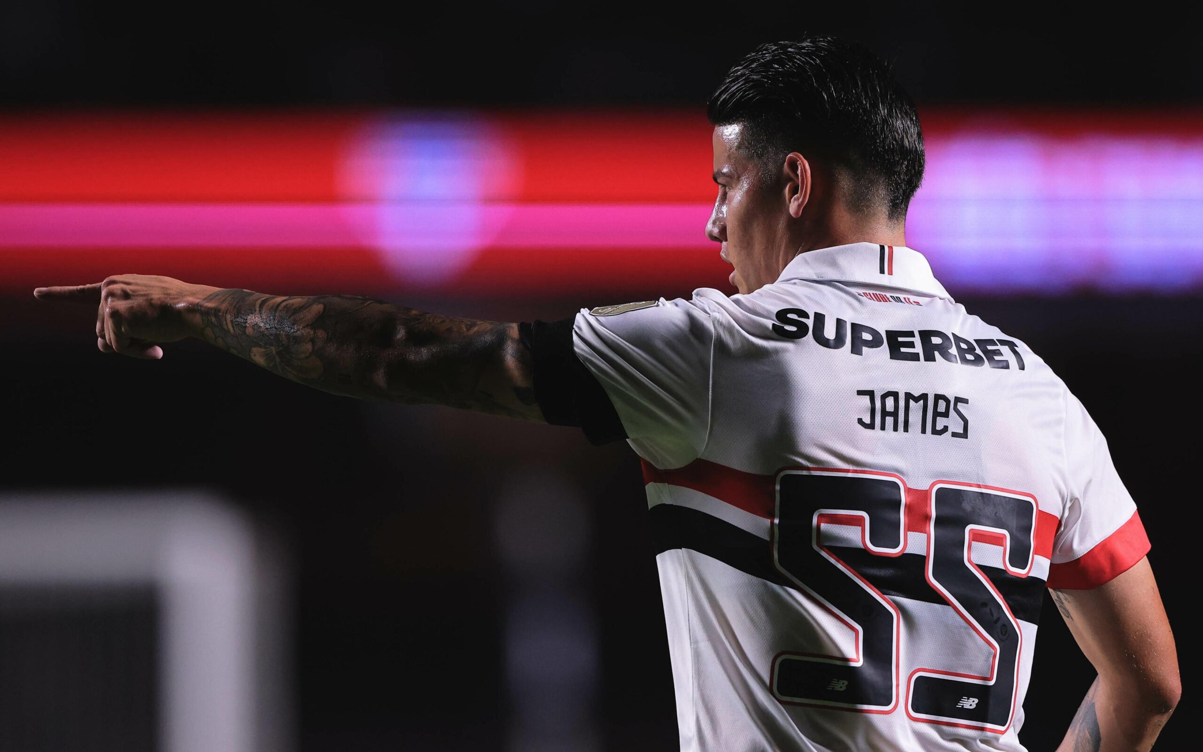 Gols de James Rodríguez custaram R$ 5 milhões ao São Paulo