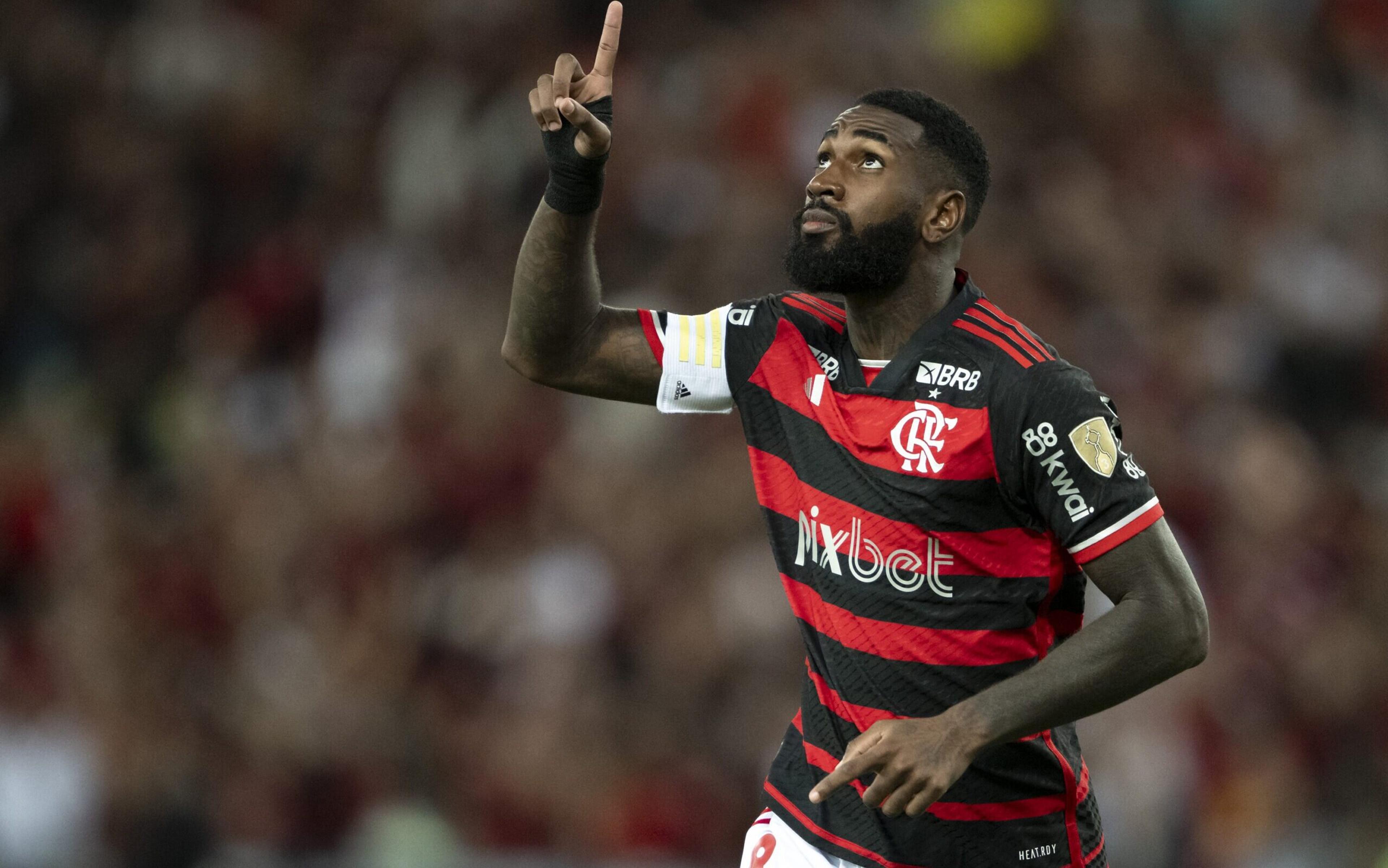 Torcedores do Flamengo exaltam Gerson após gol contra o Bolívar, na Libertadores: ‘Nunca critiquei’