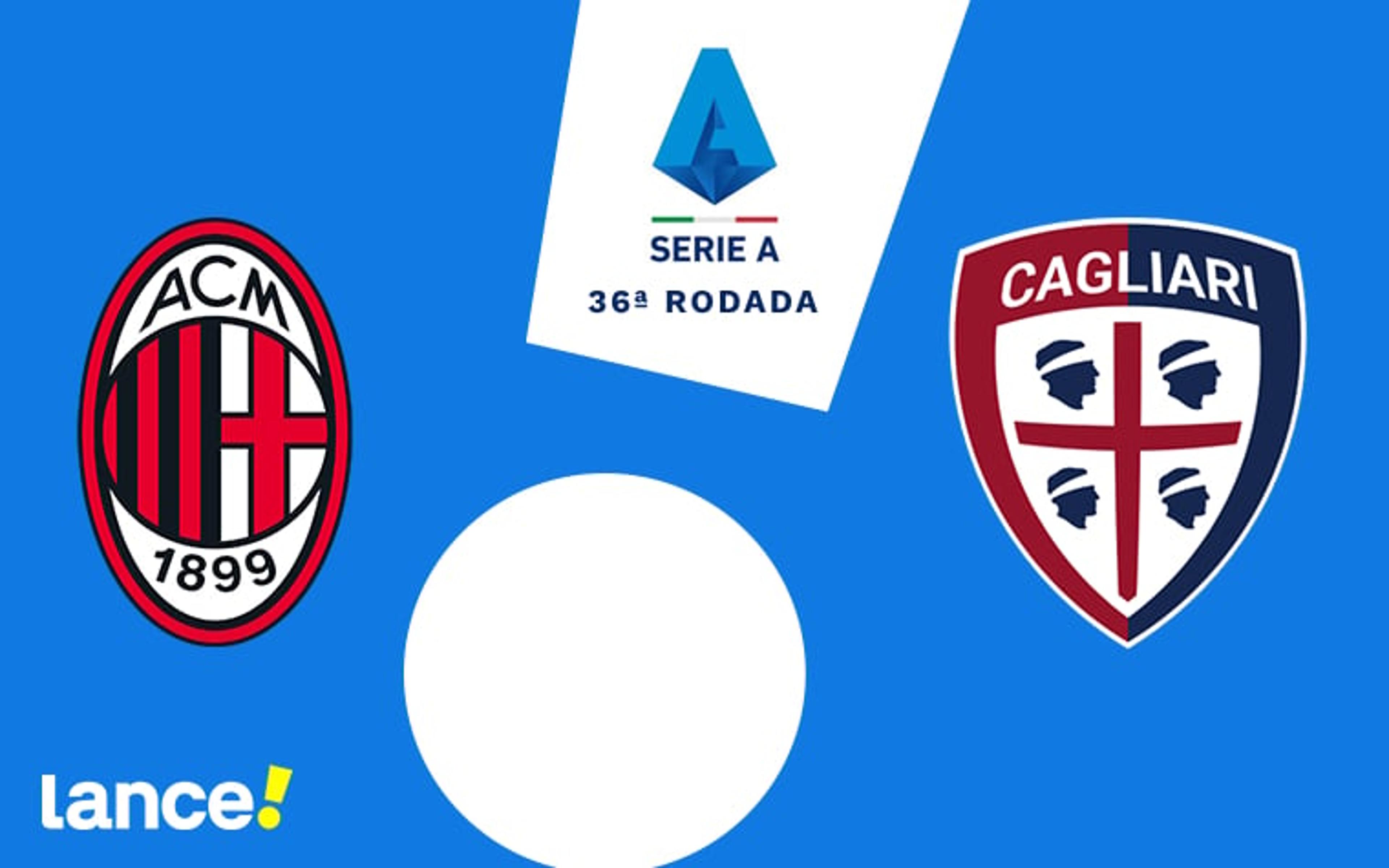 Milan x Cagliari: onde assistir, horário e prováveis escalações da partida pelo Campeonato Italiano