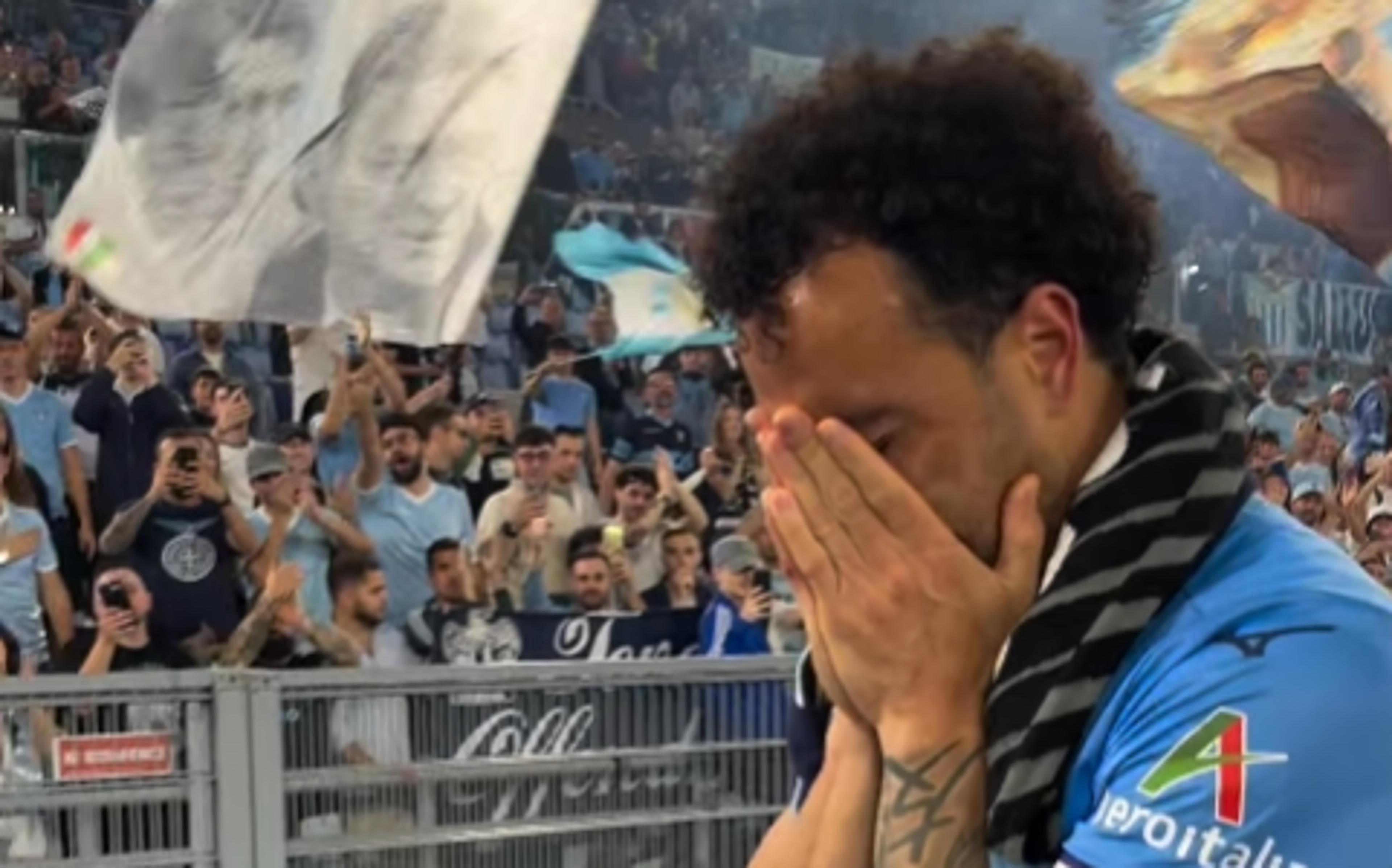 VÍDEO: Felipe Anderson, atual reforço do Palmeiras, se emociona em despedida da Lazio