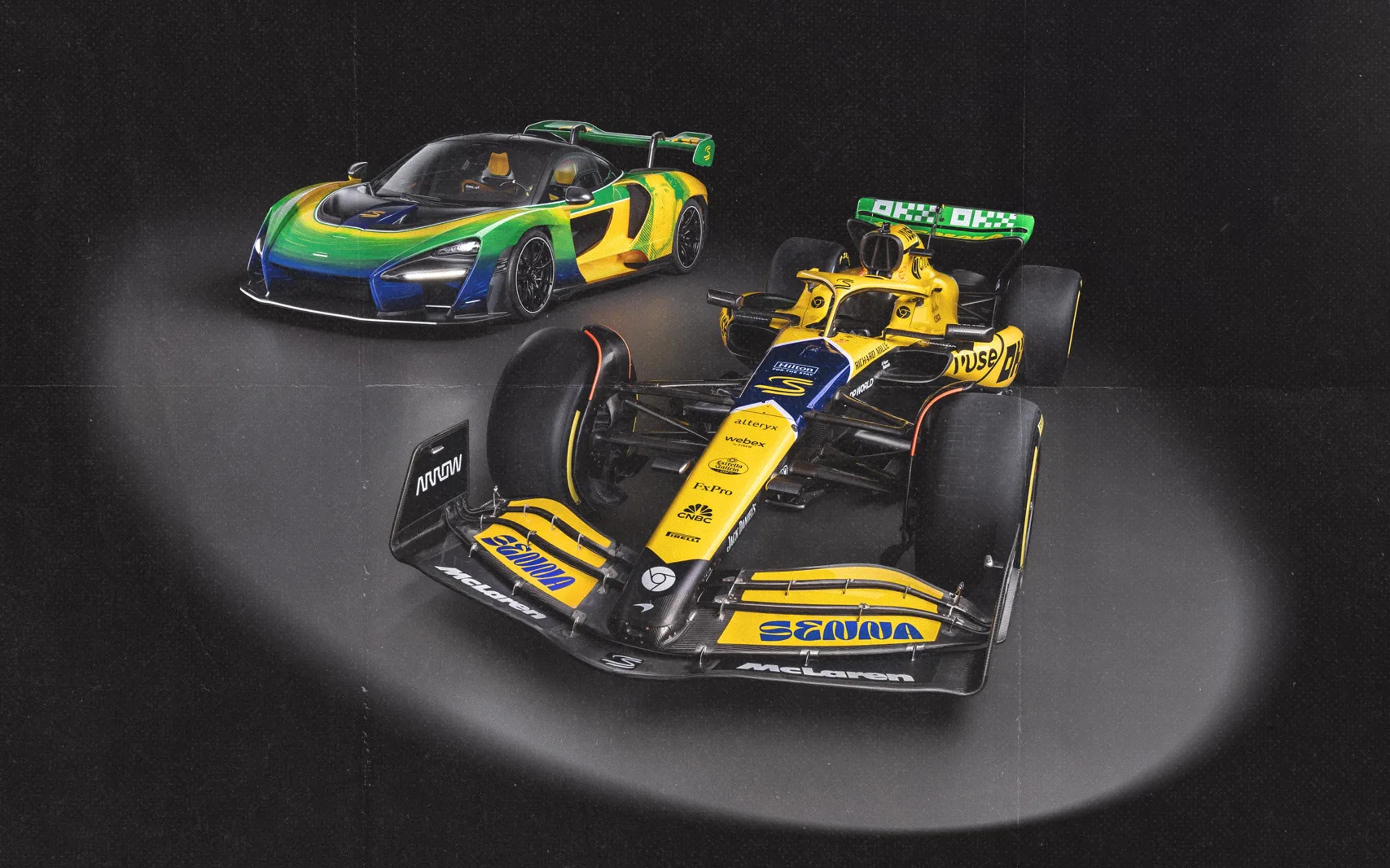 VÍDEO: Um passeio pela pista do GP de Mônaco e a pintura da McLaren em homenagem a Senna