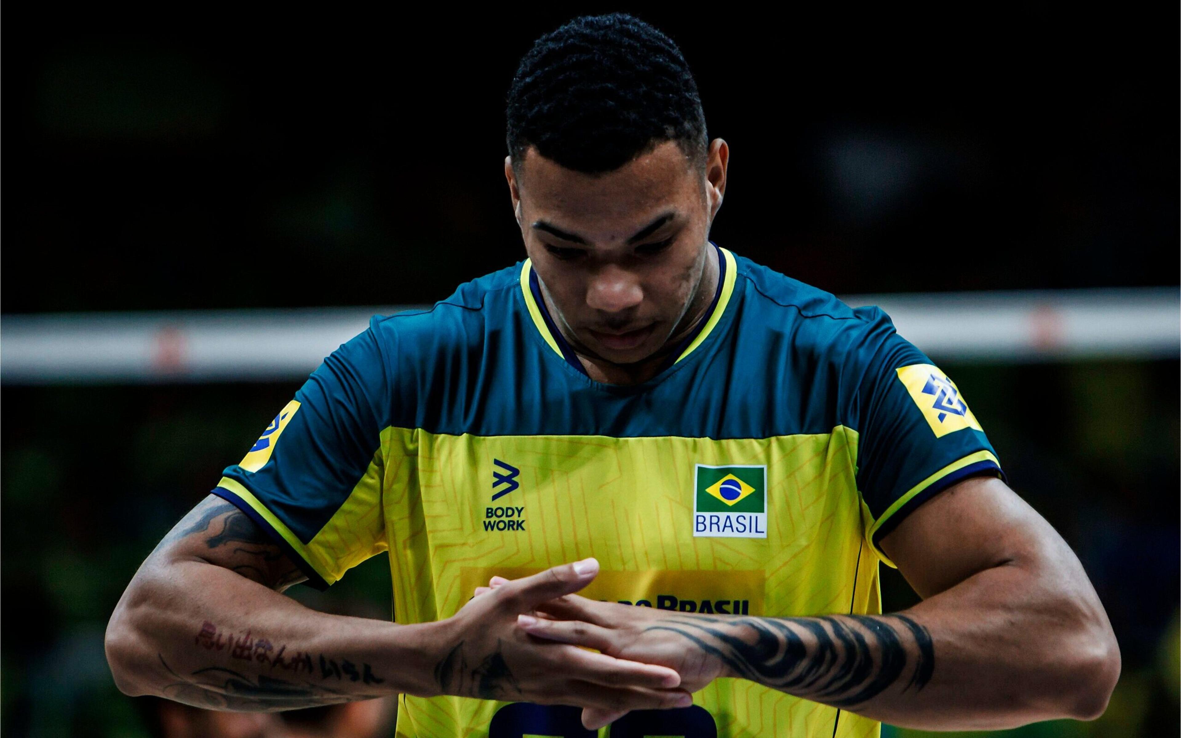 Darlan lidera pontuação, e Brasil vence a Sérvia pela Liga das Nações de Vôlei Masculino