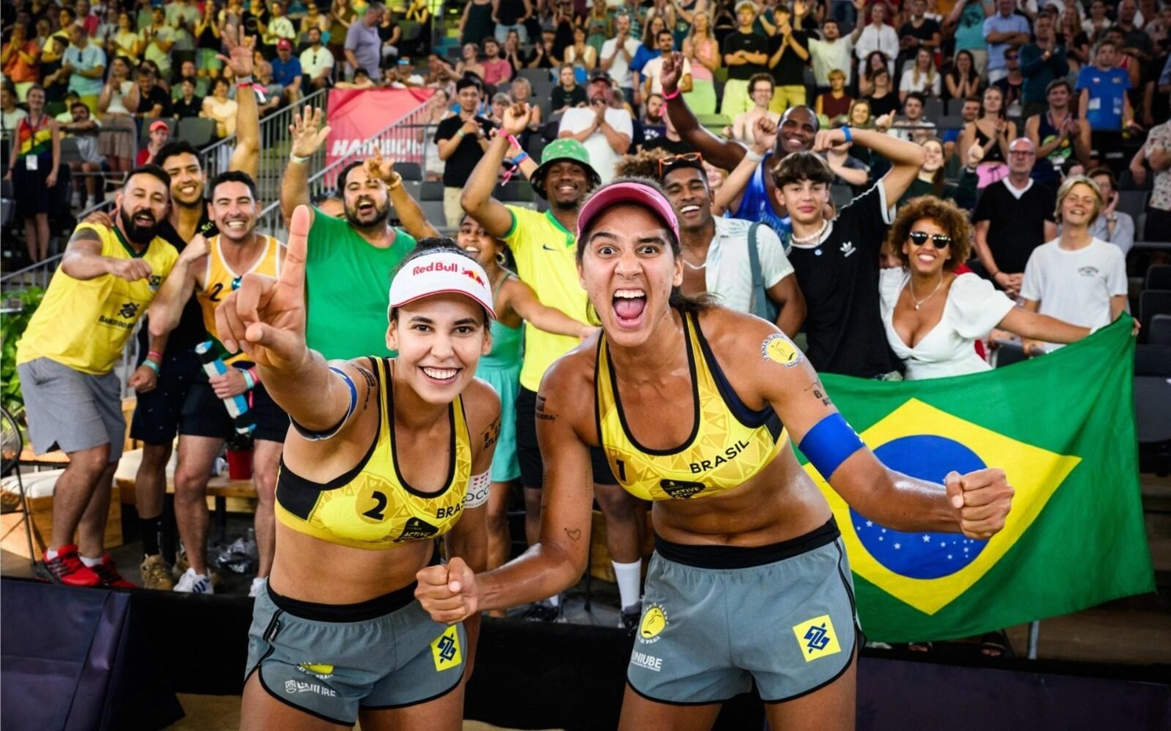 Duplas brasileiras brilham e levam Etapa de Brasília do Circuito Mundial de Vôlei de Praia