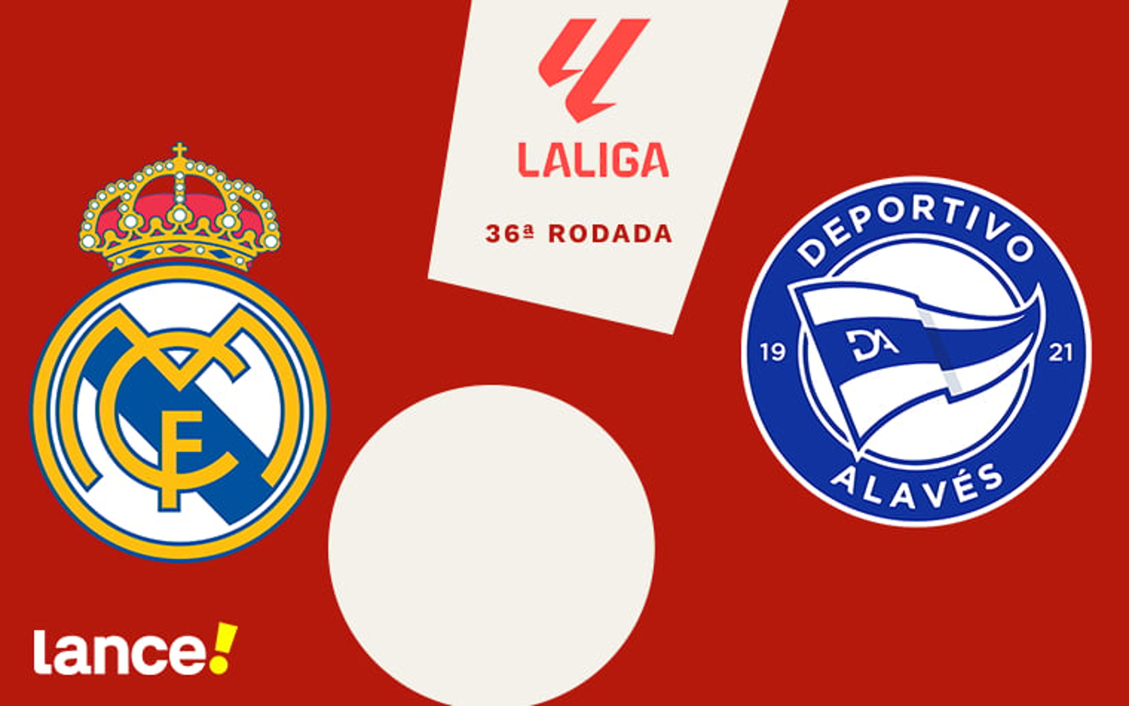 Real Madrid x Alavés: onde assistir, horário e prováveis escalações da partida pela La Liga