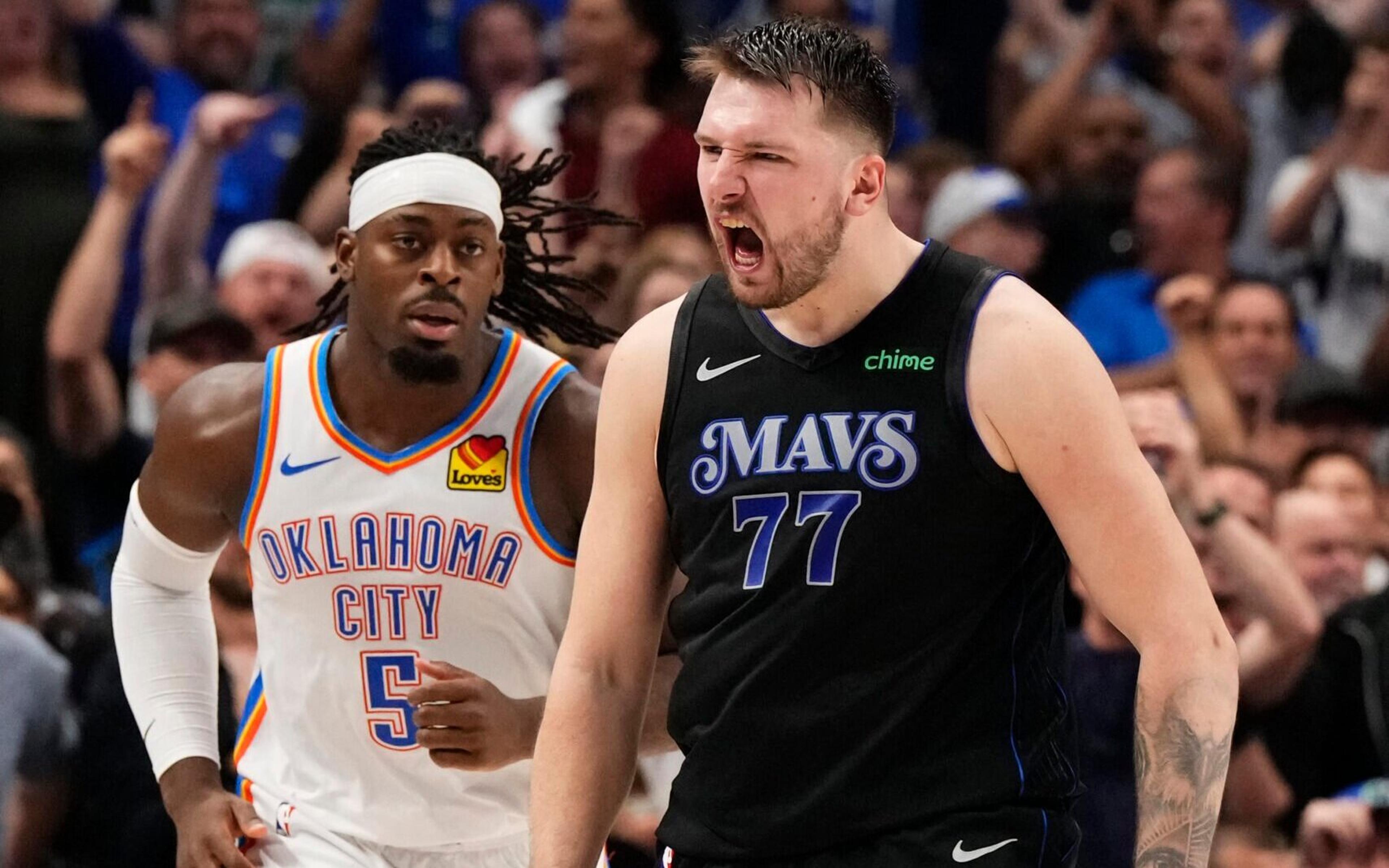 Em jogo impressionante, Dallas Mavericks vence Thunder e está na final do Oeste na NBA