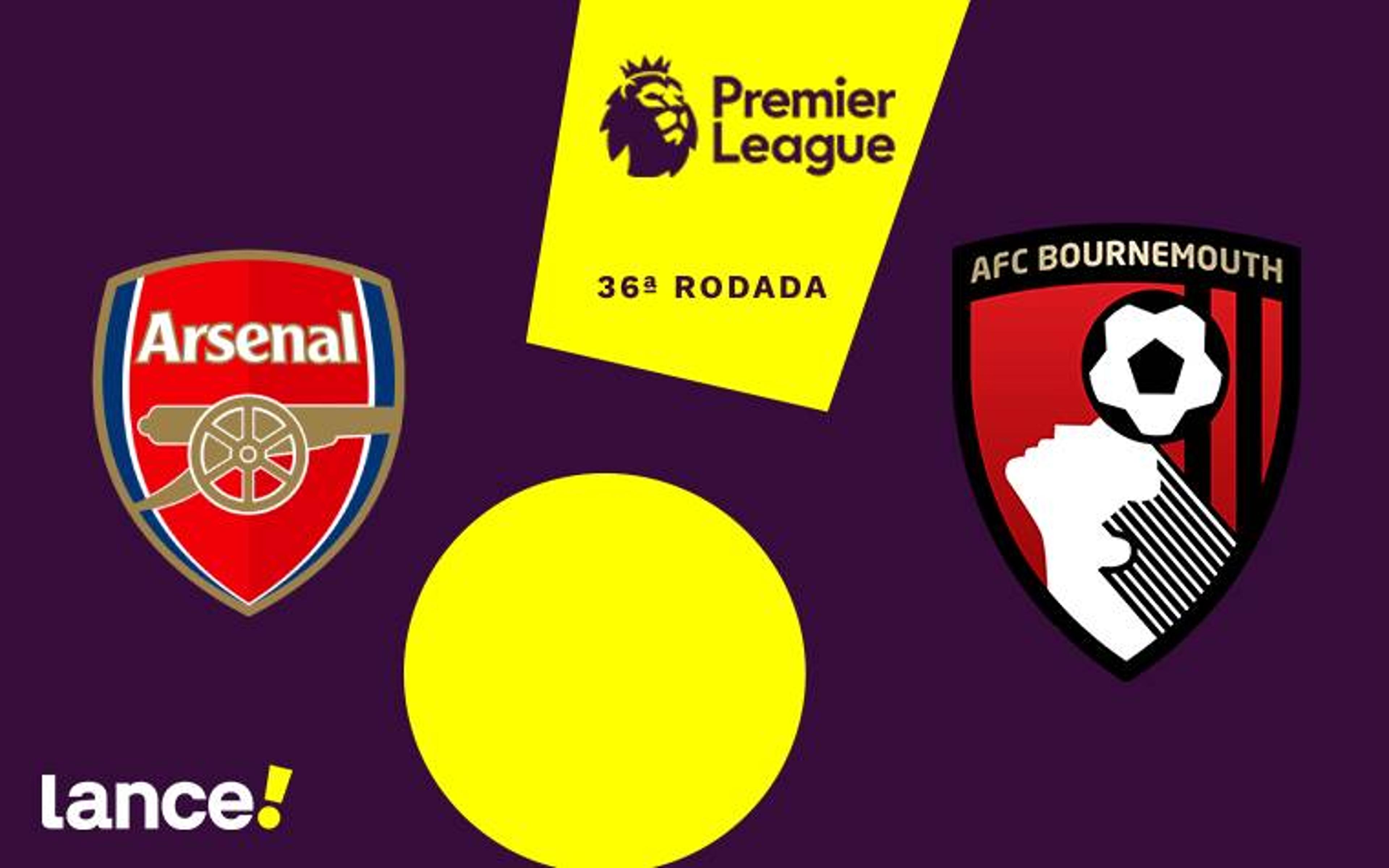 Arsenal x Bournemouth: onde assistir, horário e prováveis escalações da partida pela Premier League