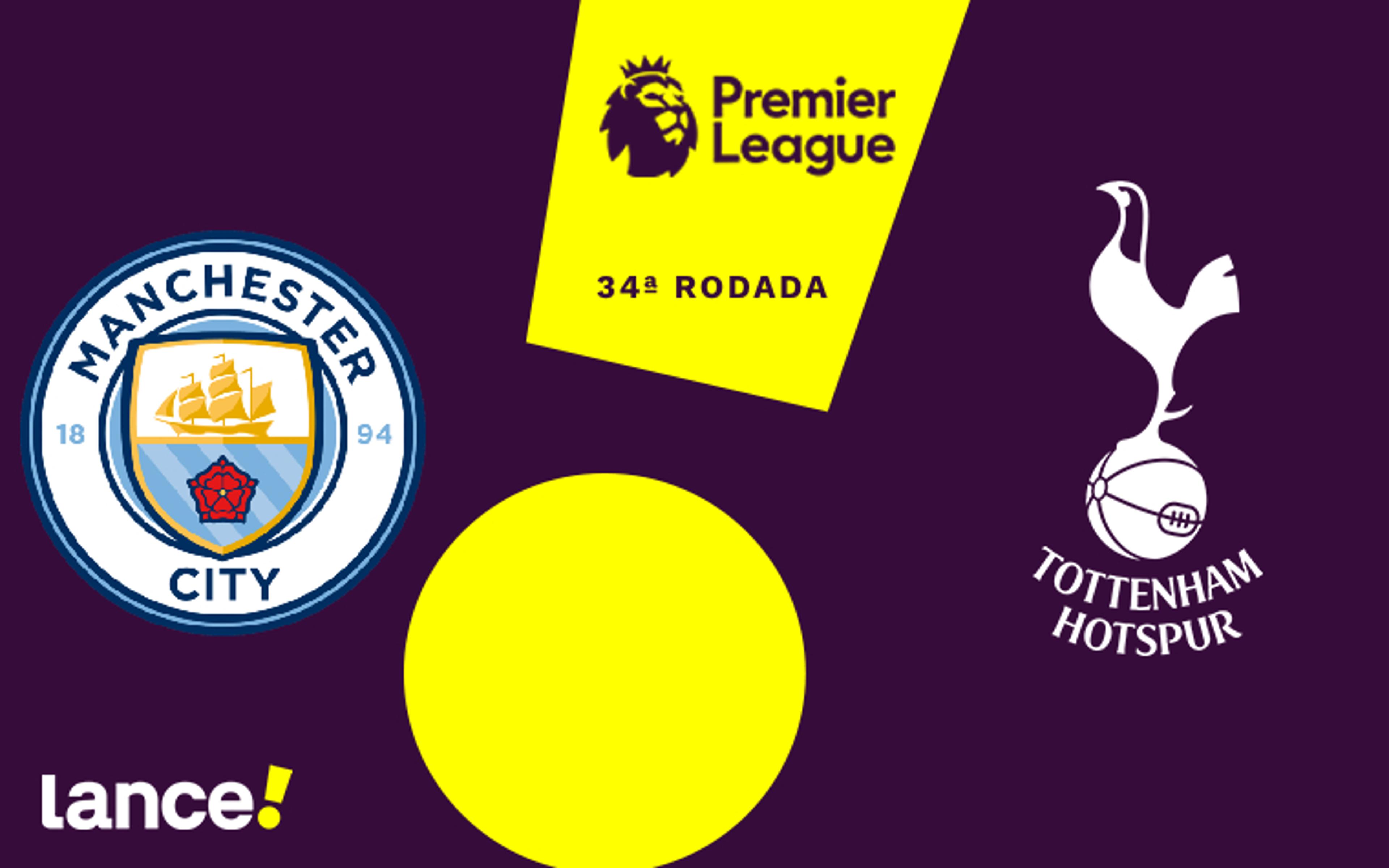 Tottenham x Manchester City: onde assistir, horário e prováveis escalações da partida pela Premier League