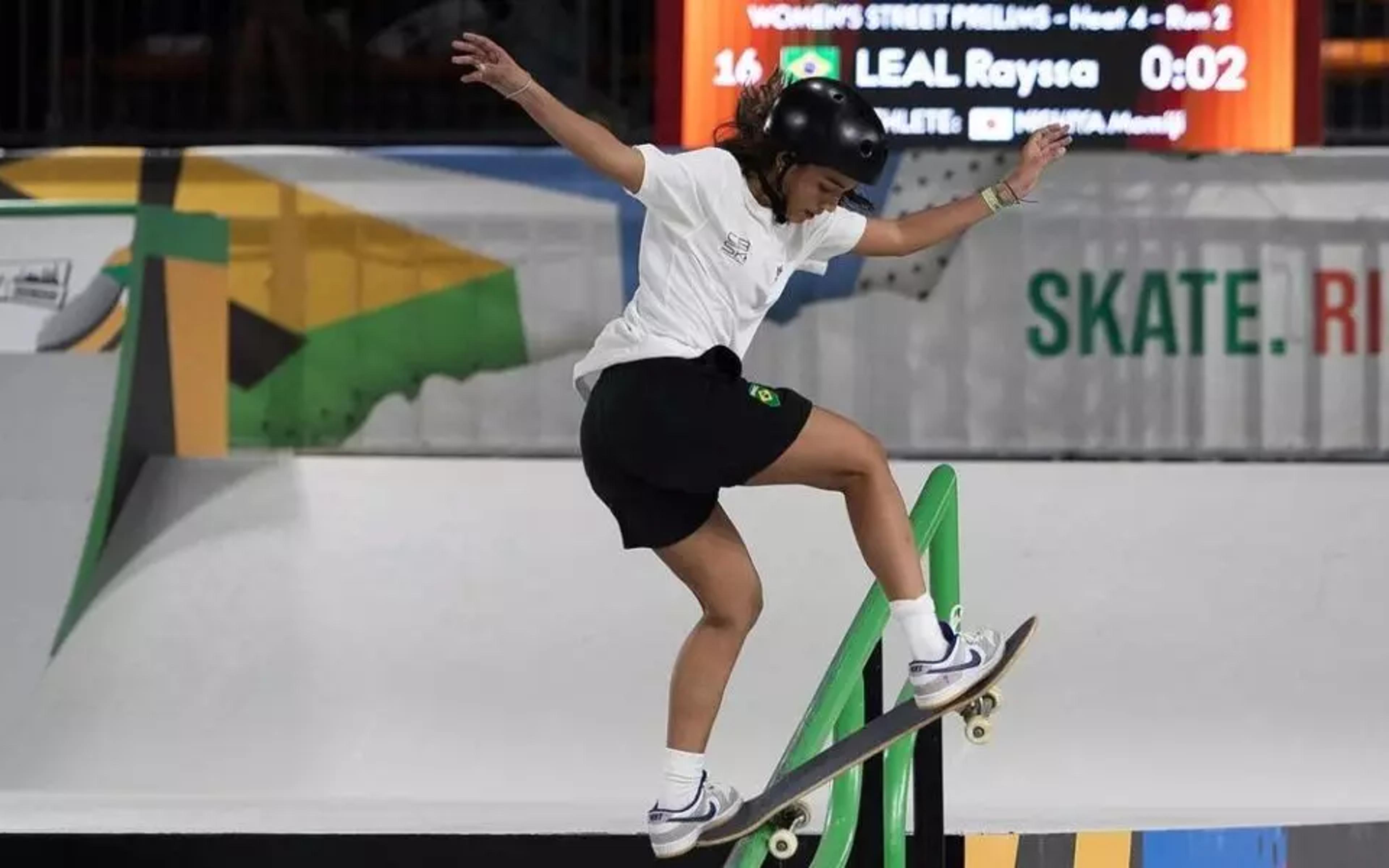 Rayssa Leal e mais seis brasileiros se classificam para as finais do Pré-Olímpico de Skate na China