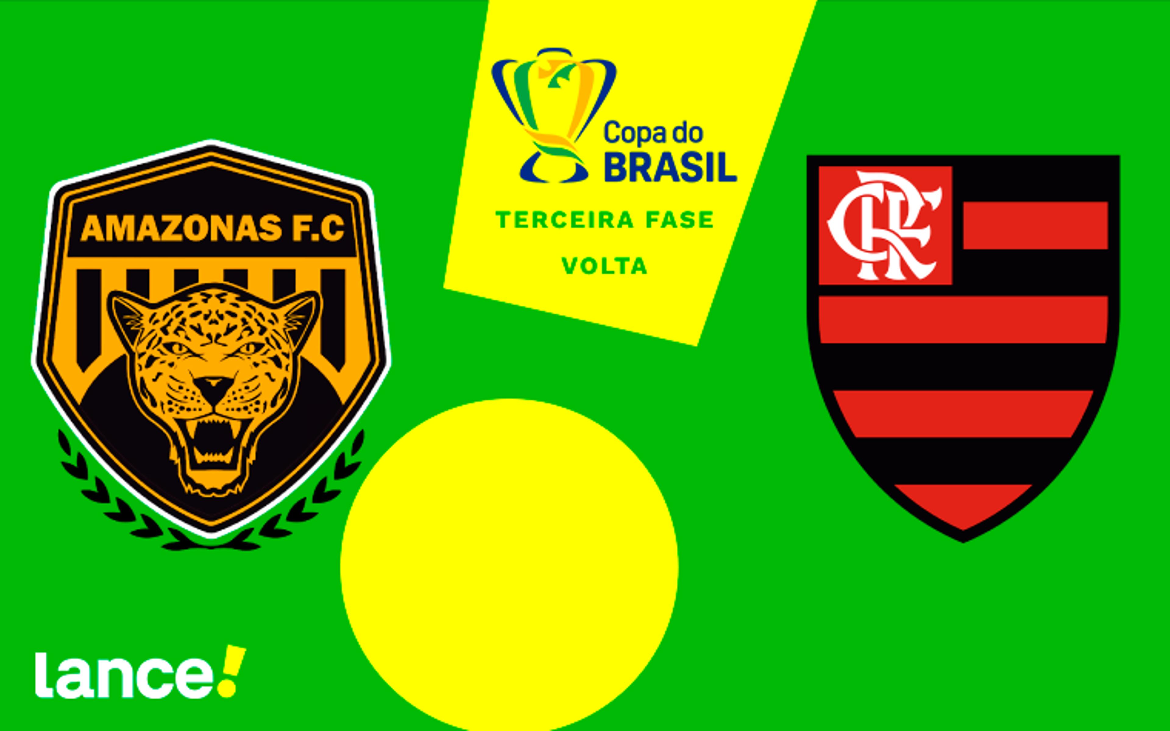 Amazonas x Flamengo: onde assistir ao vivo, escalações e horário do jogo pela Copa do Brasil