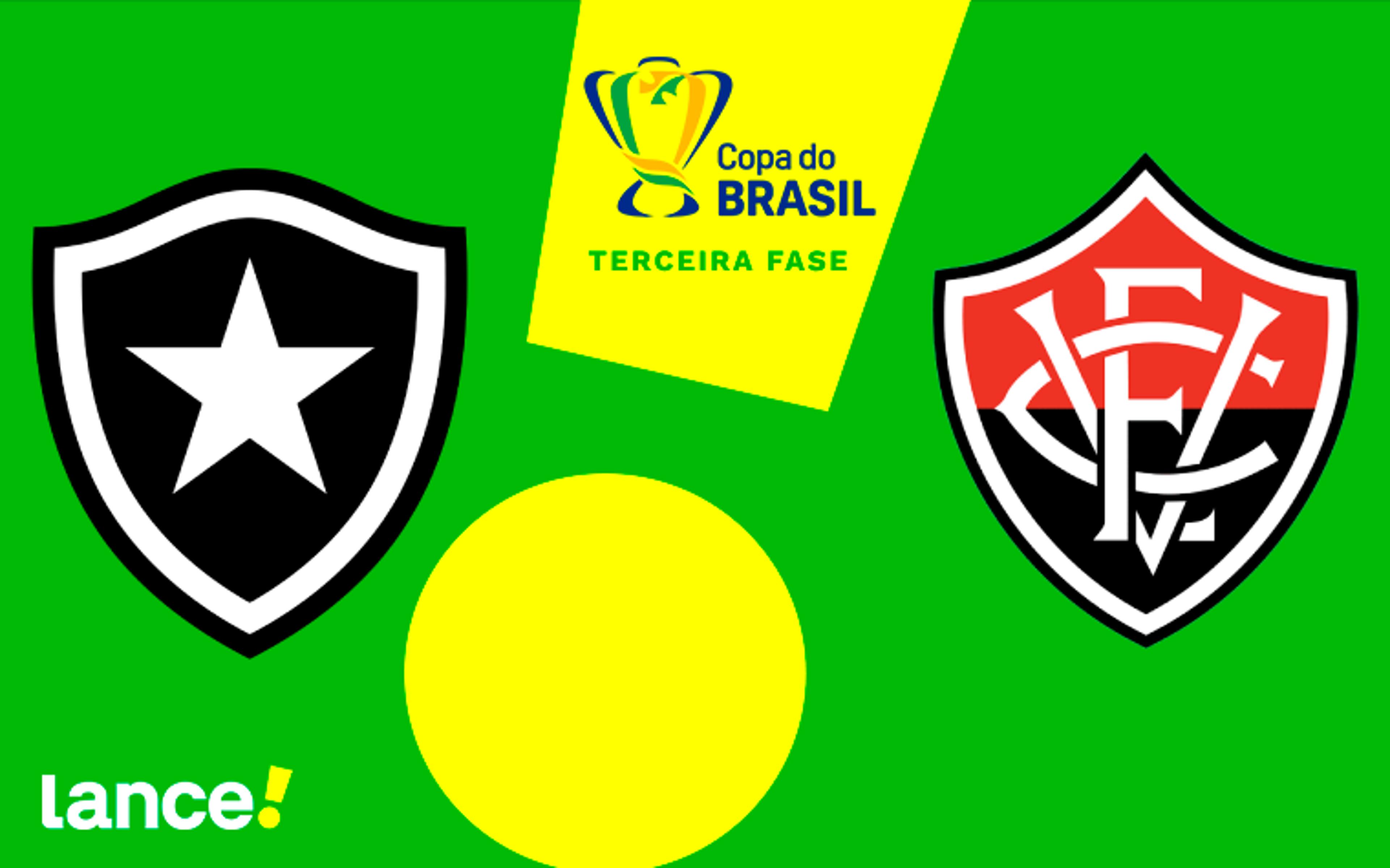 Botafogo x Vitória: onde assistir, horário e escalações do jogo da Copa do Brasil