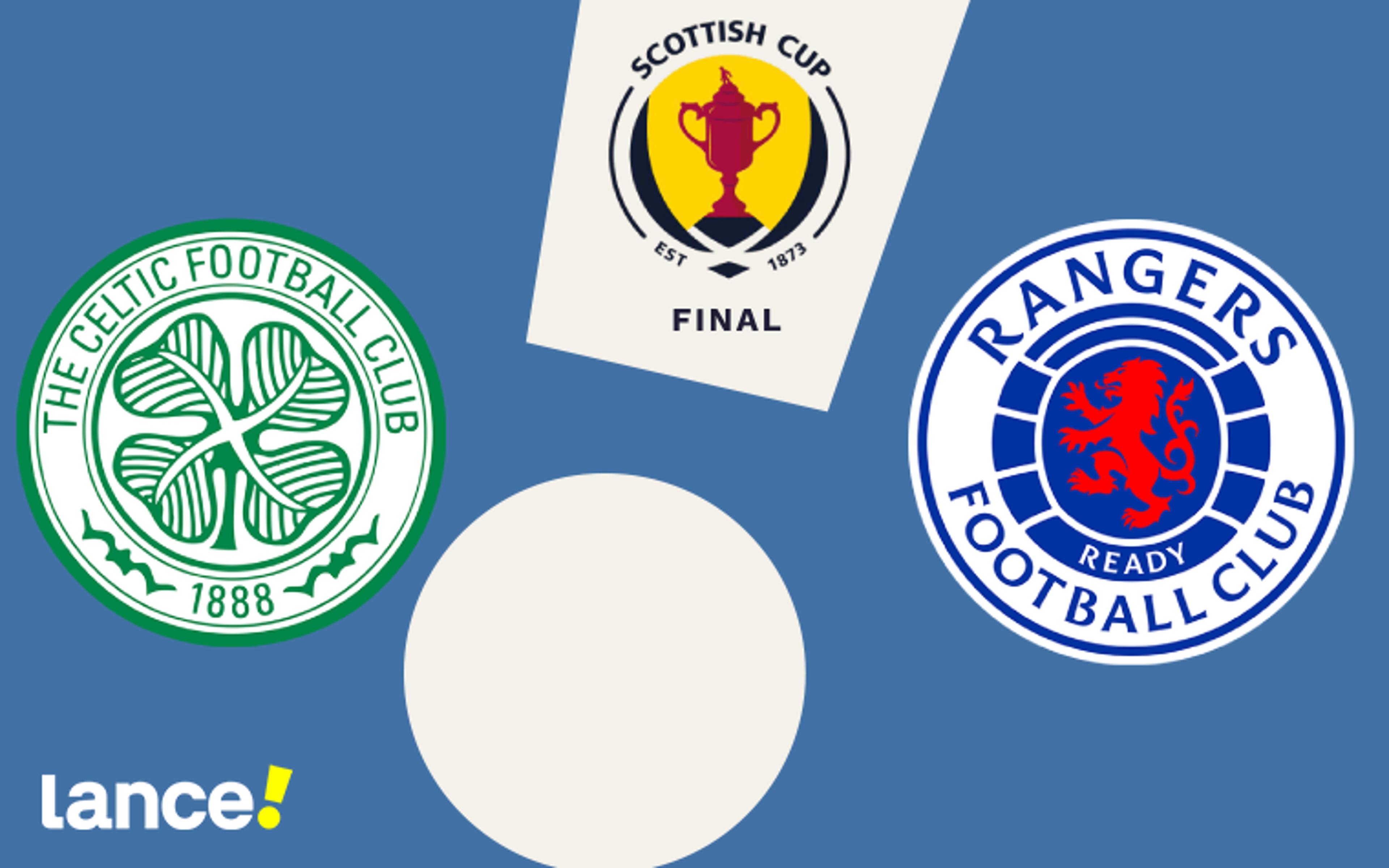 Celtic x Rangers: onde assistir, horário e prováveis escalações da partida pela Copa da Escócia