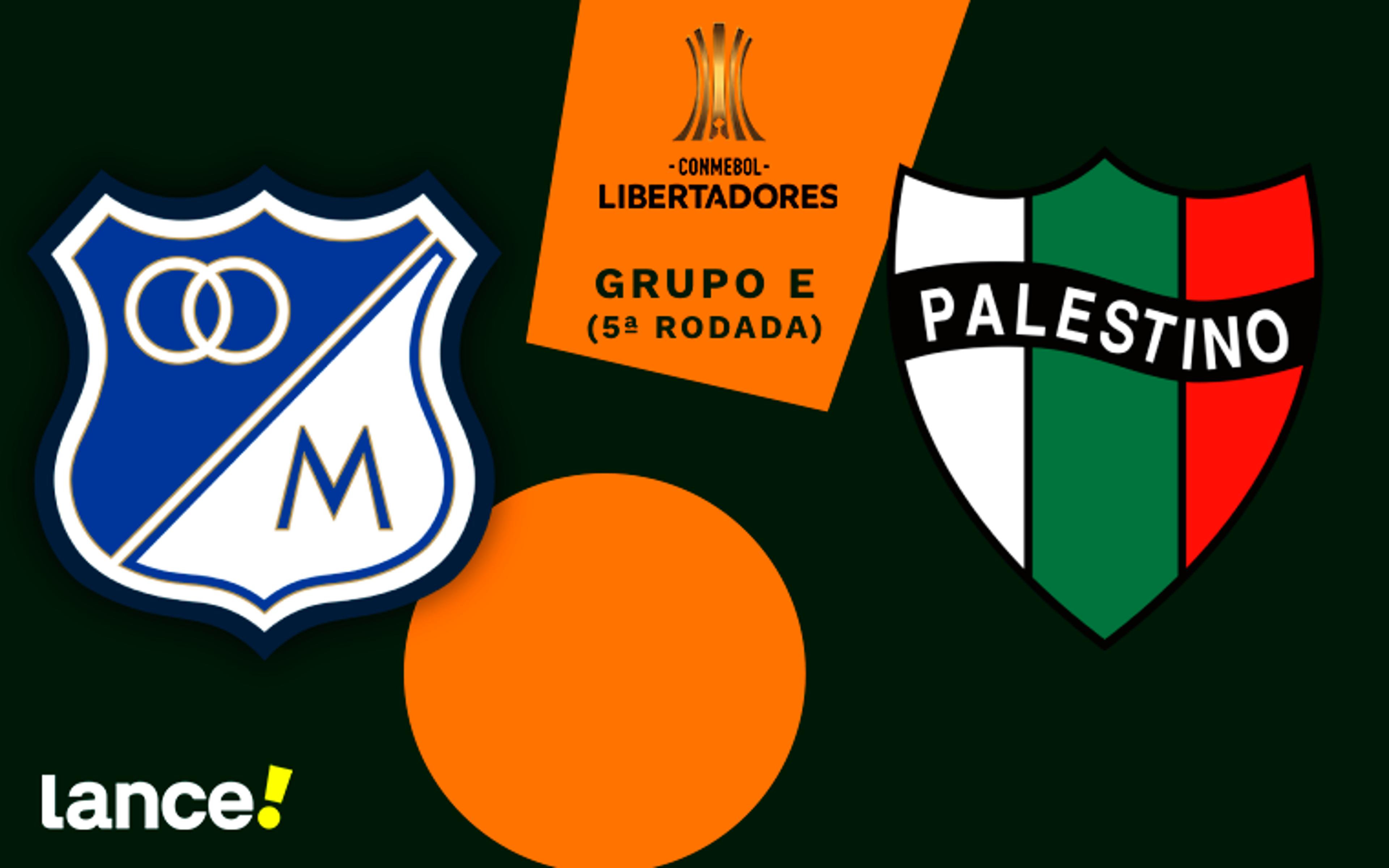 Millonarios x Palestino: onde assistir ao vivo, horário e escalações do jogo pela Libertadores