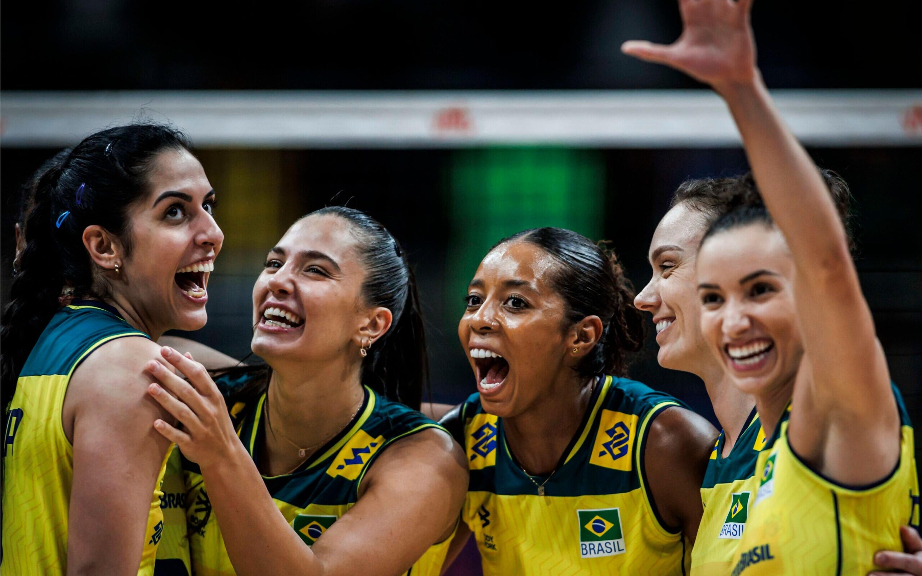 Com boa atuação de Ana Cristina, Brasil vence Coreia do Sul na Liga das Nações de Vôlei Feminino