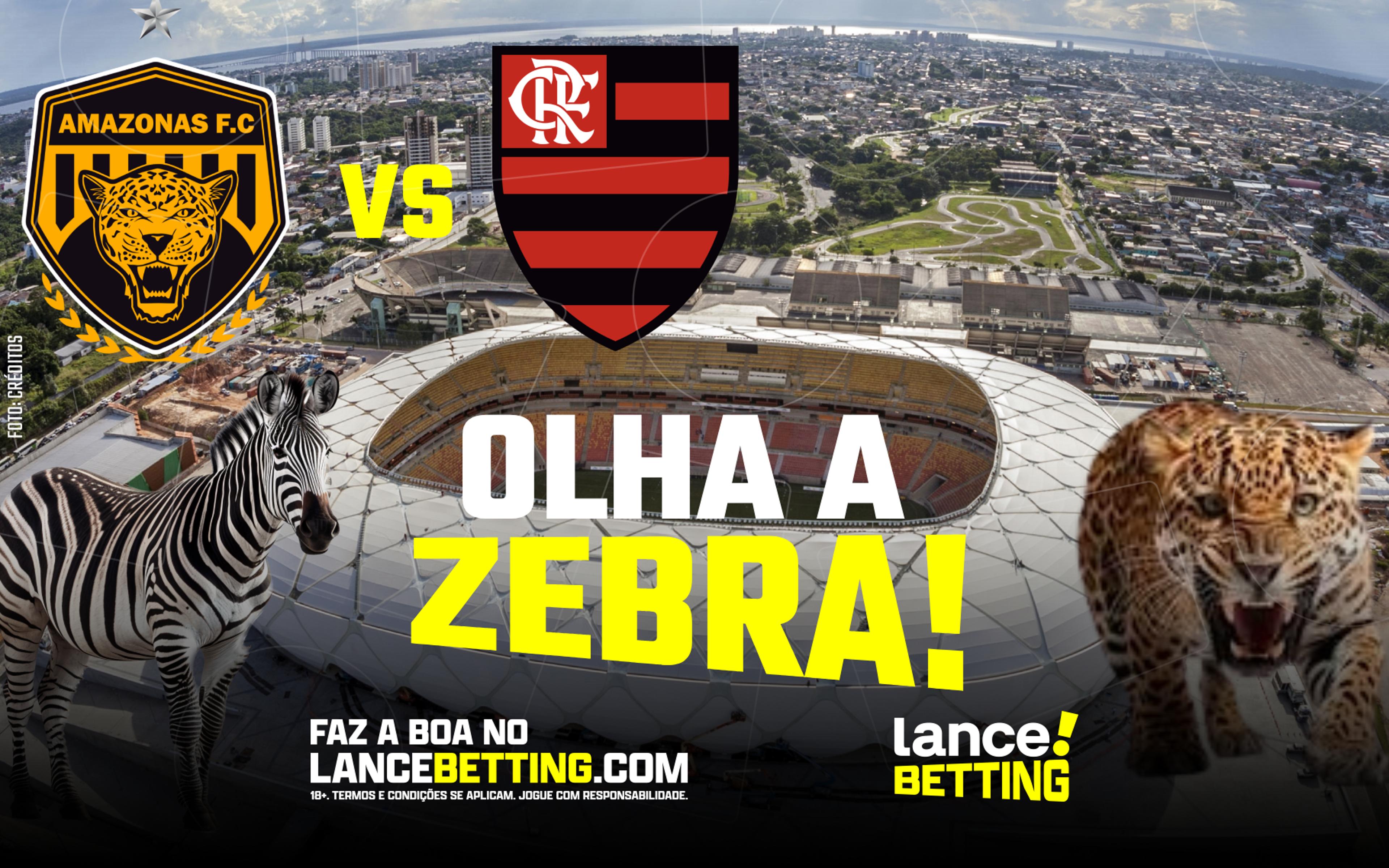 Zebra? Aposte R$100 e fature R$710 para vitória simples do Amazonas sobre o Flamengo na Copa do Brasil