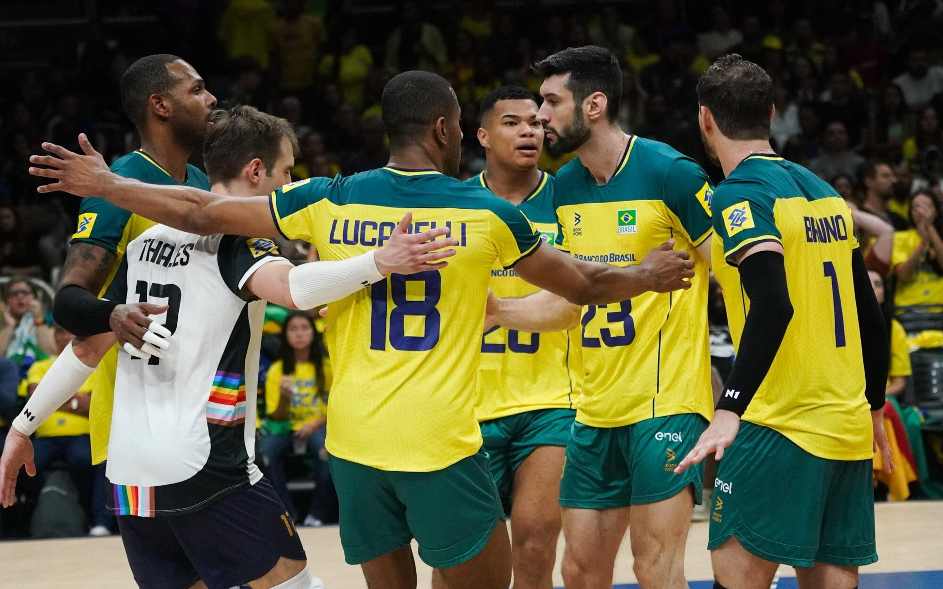 Brasil x Argentina na Liga das Nações de Vôlei: veja horário e onde assistir ao jogo