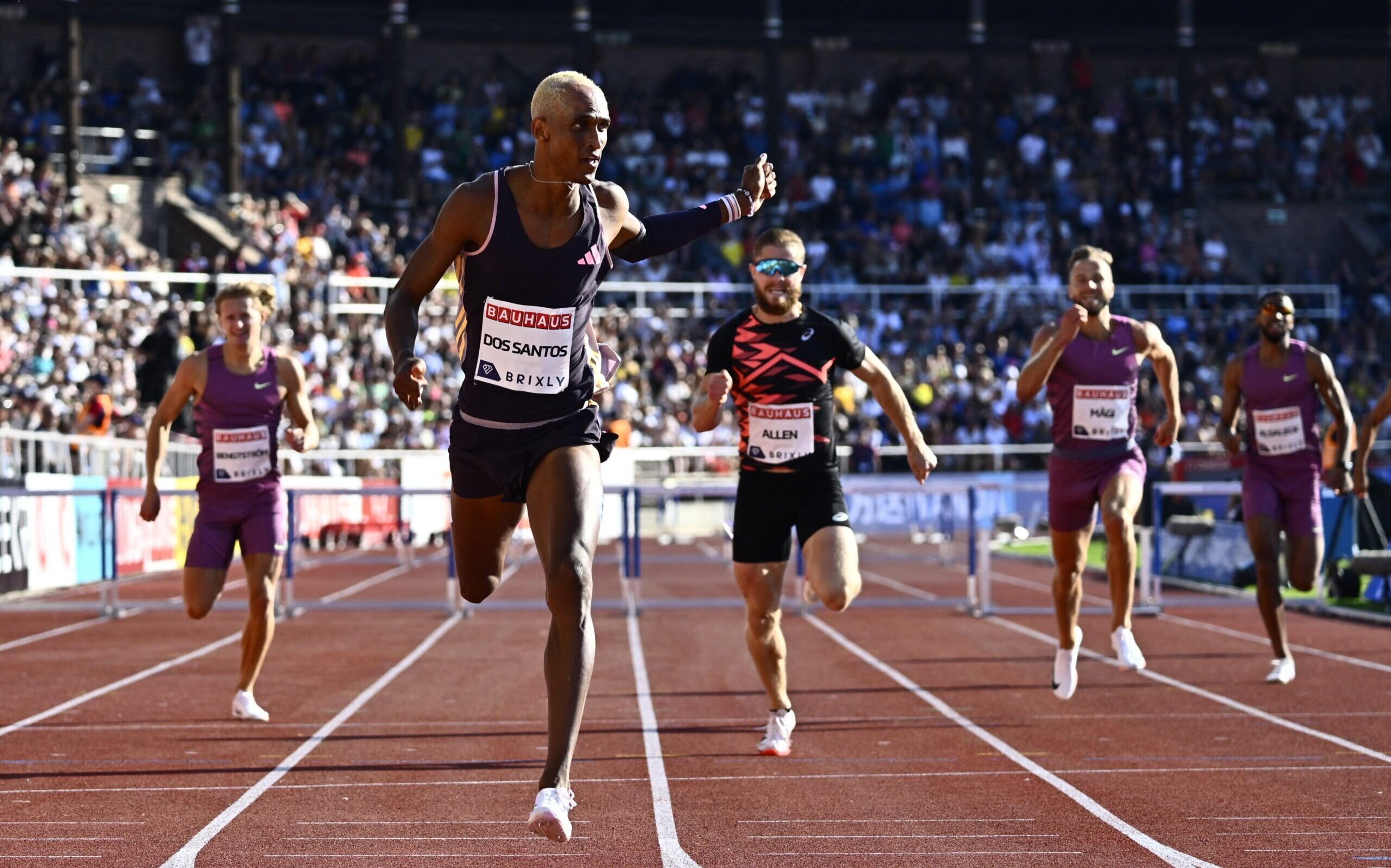 Alison dos Santos domina e vence etapa da Diamond League