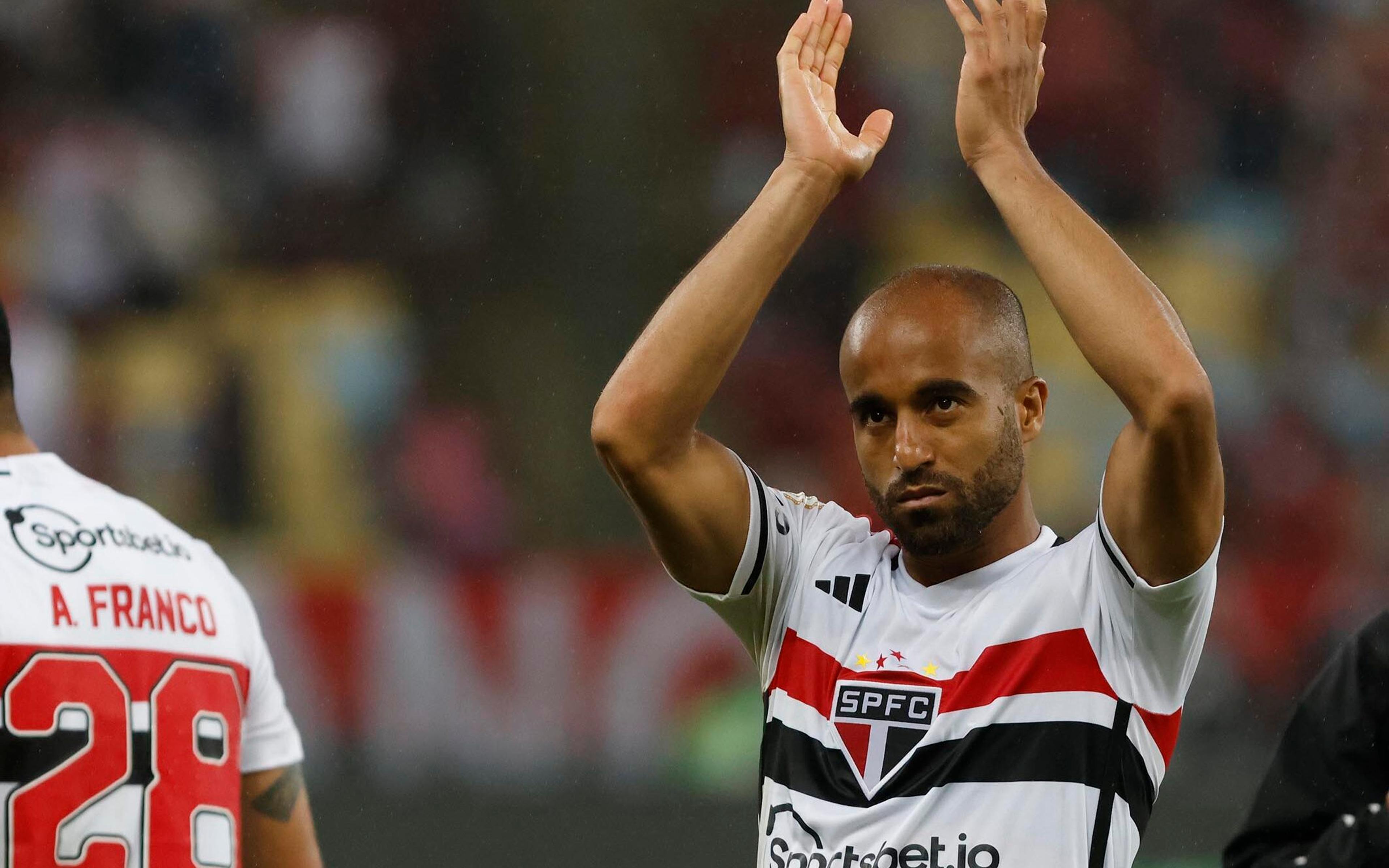 Apesar do empate com o Internacional, torcedores do São Paulo elogiam atuação de Lucas Moura: ‘Muito craque’