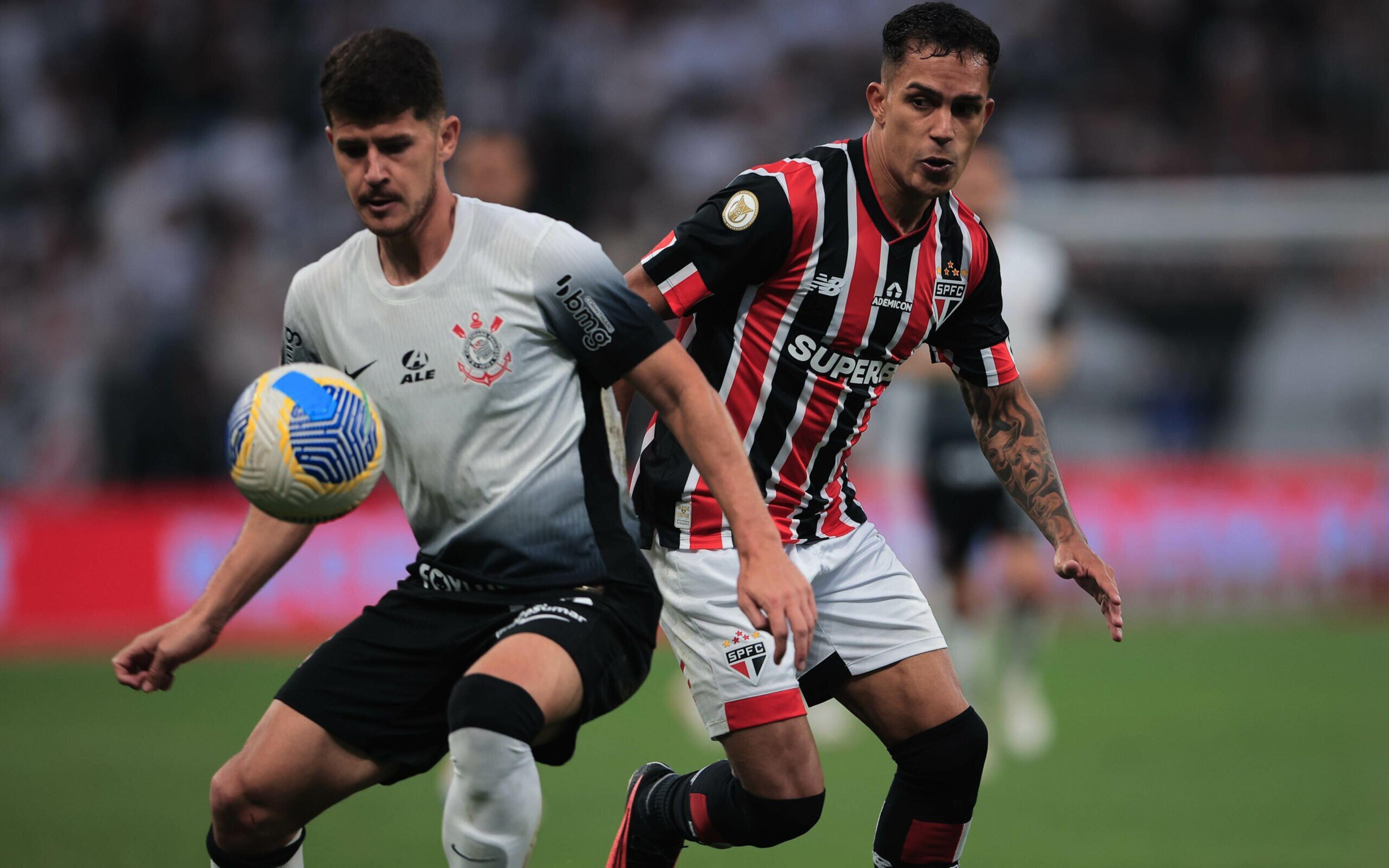 Em jogo intenso e de muitos gols, Corinthians e São Paulo empatam pelo Brasileirão