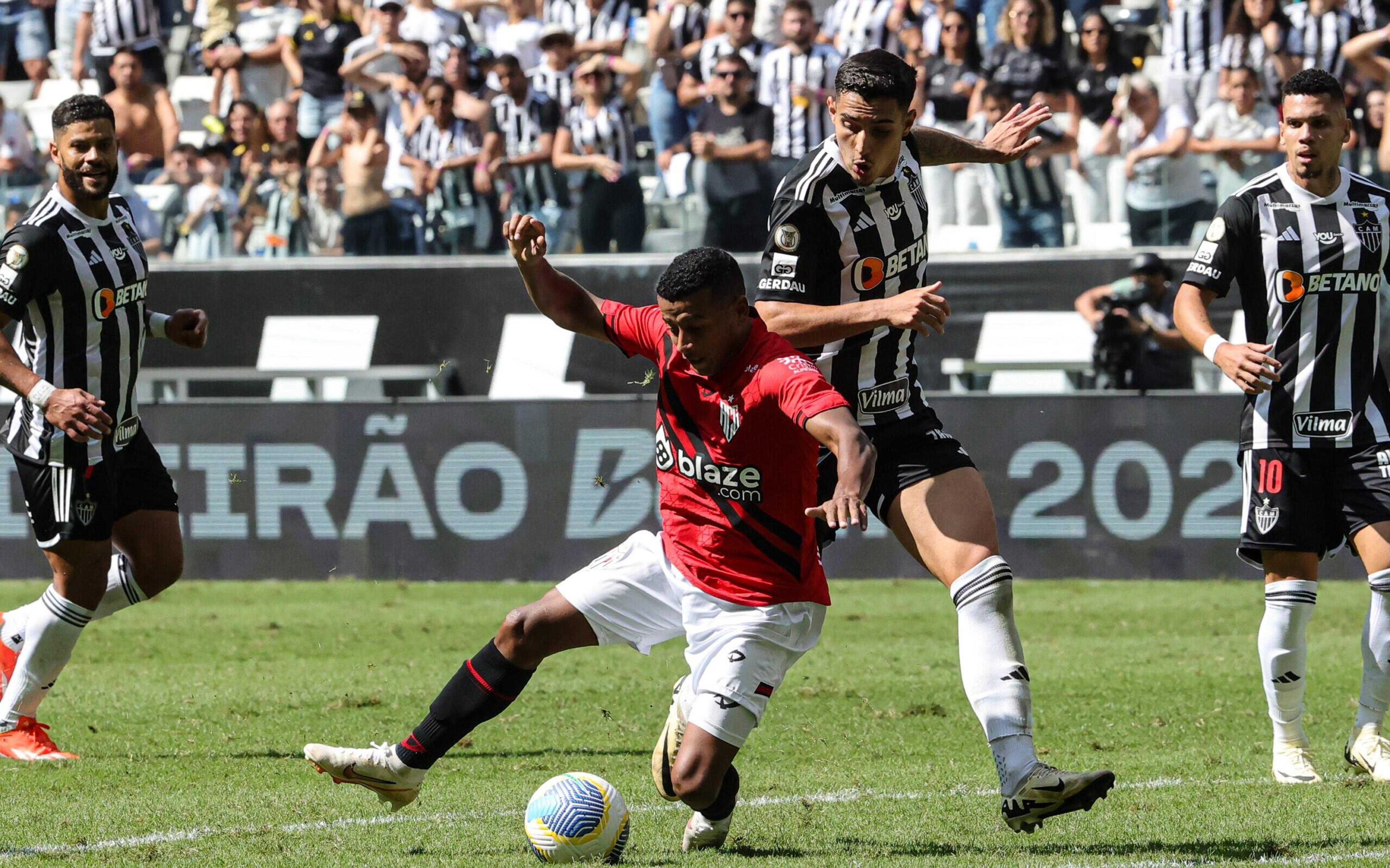 Paulinho marca novamente, mas Atlético-MG fica no empate com o Atlético-GO em jogo morno pelo Brasileirão