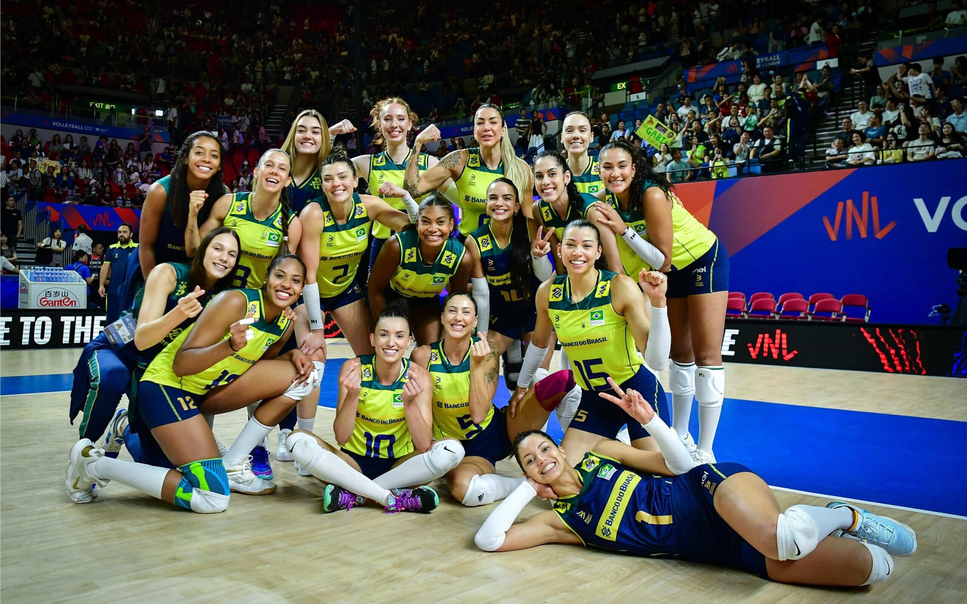 Brasil imparável! Veja a classificação da Liga das Nações de Vôlei Feminino