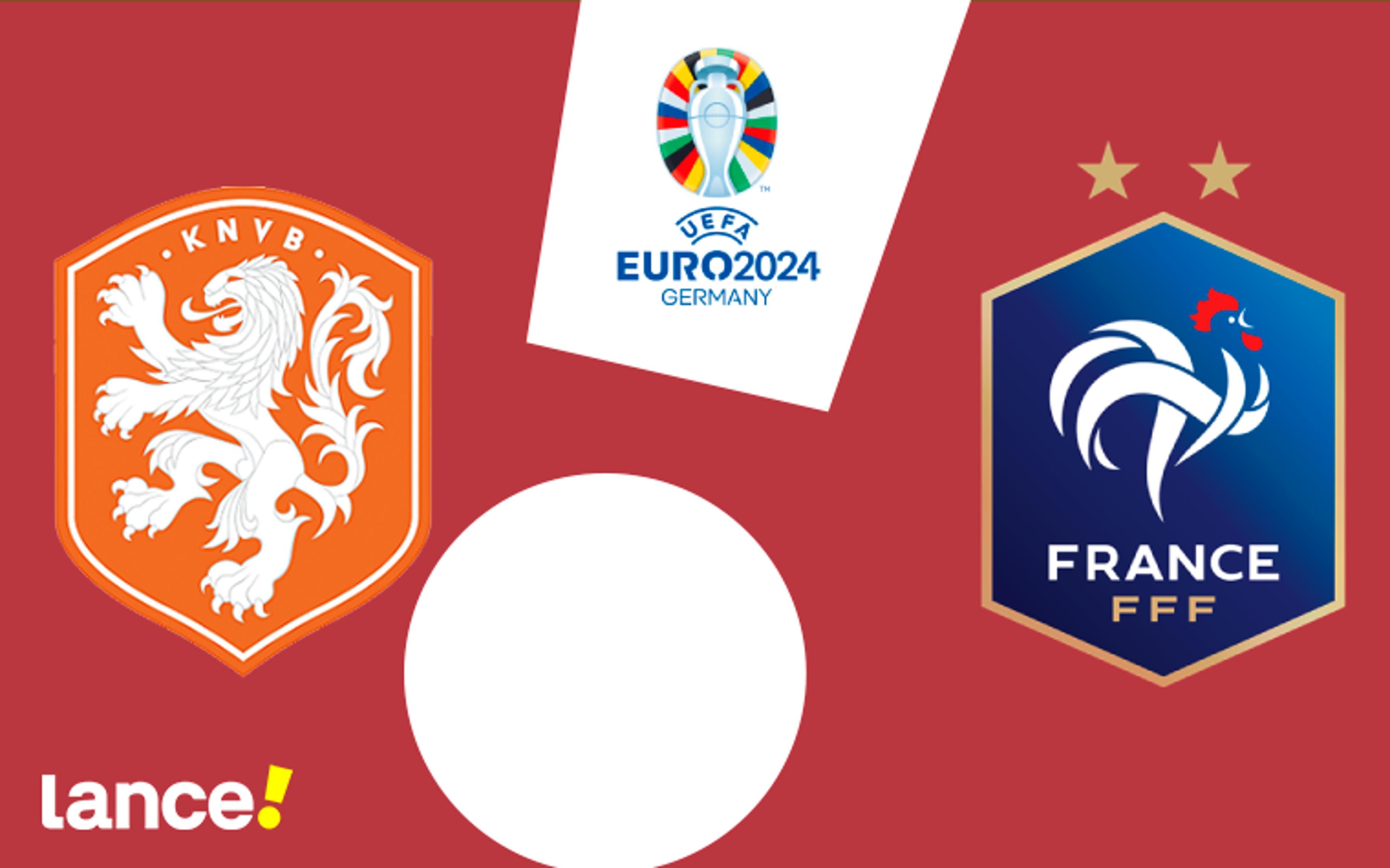 Holanda x França: onde assistir ao vivo, horário e escalações do jogo pela Eurocopa