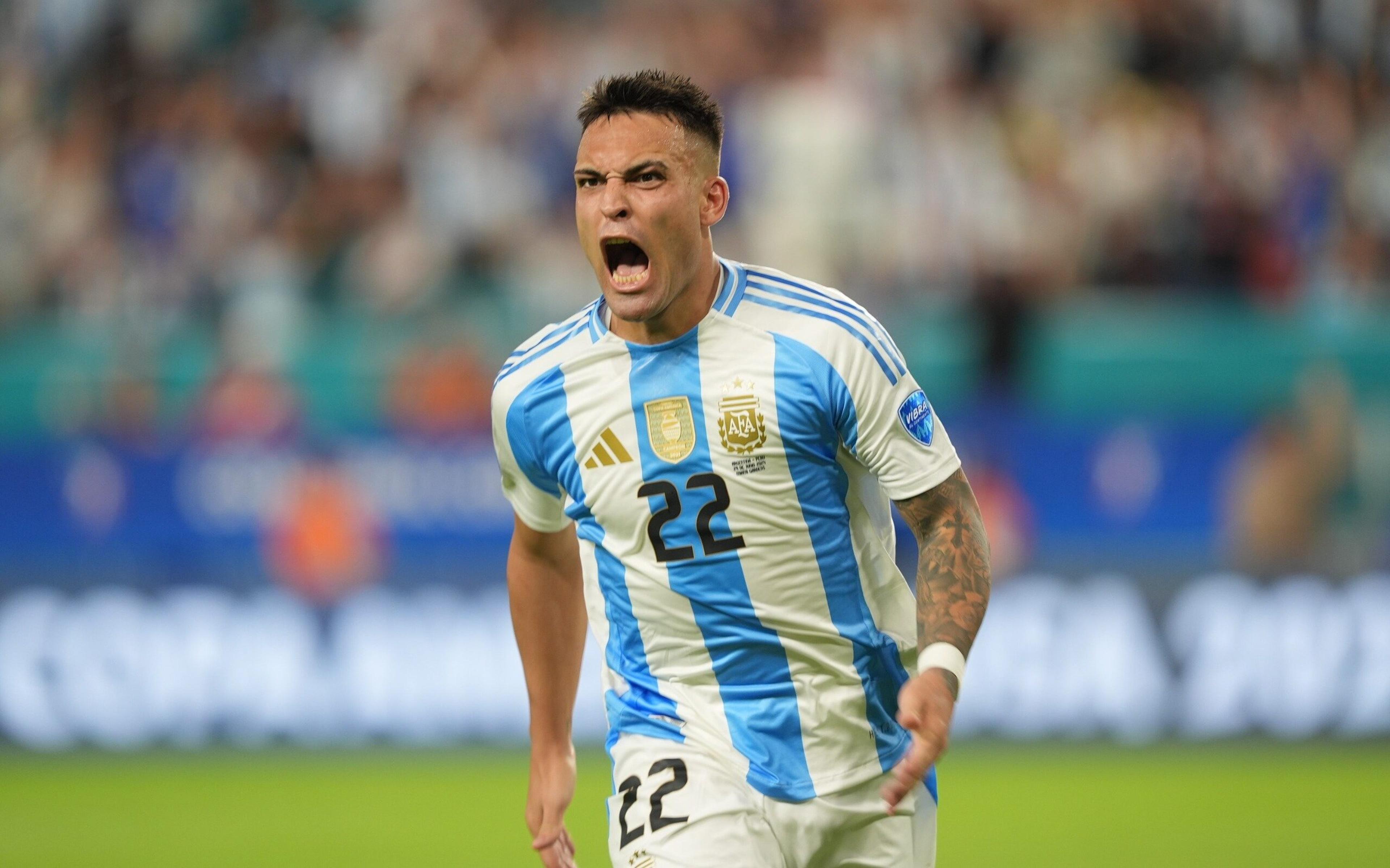 Lautaro Martínez brilha, e Argentina garante aproveitamento perfeito na fase de grupos da Copa América