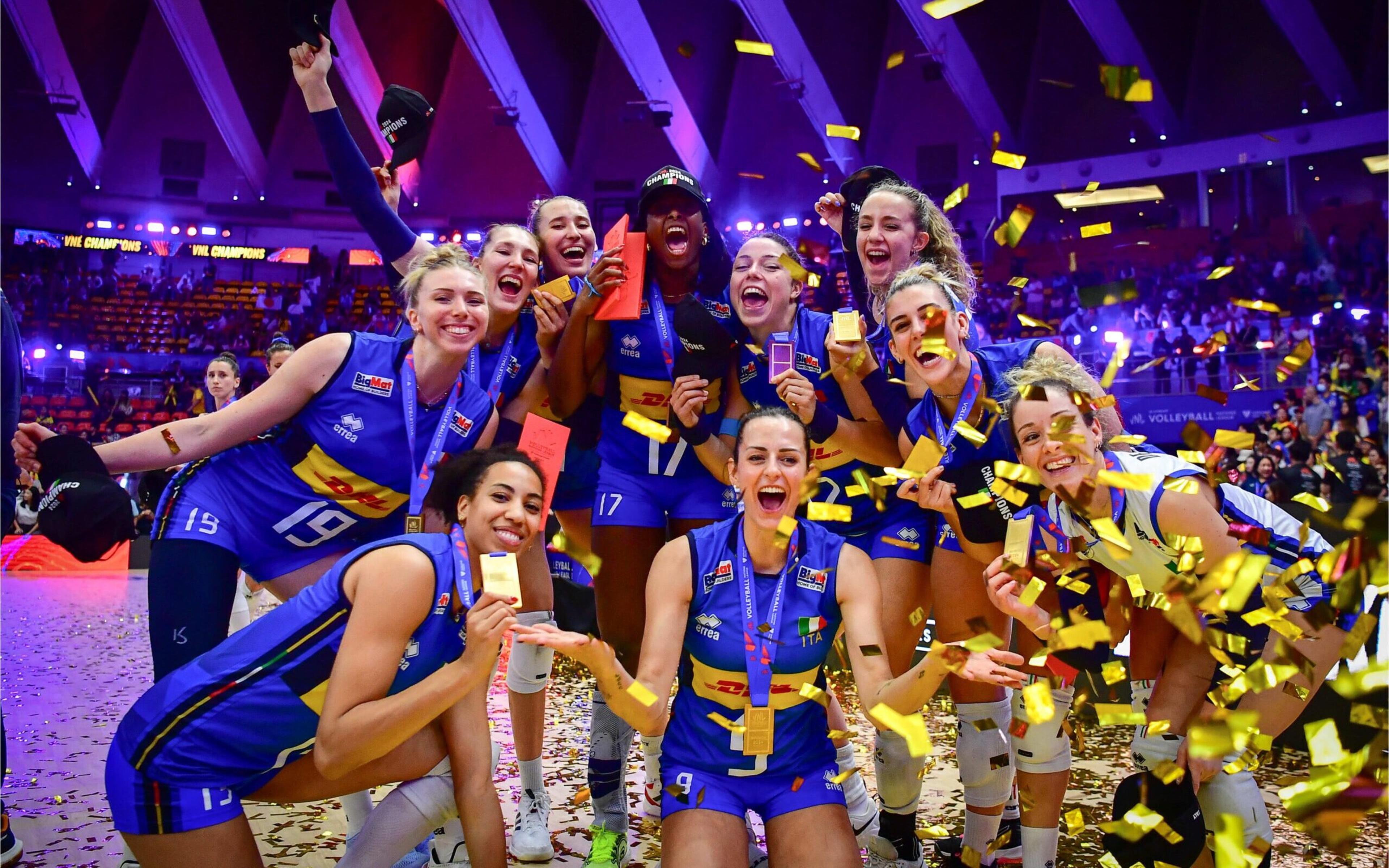 Quais são os maiores campeões da Liga das Nações de Vôlei Feminino?