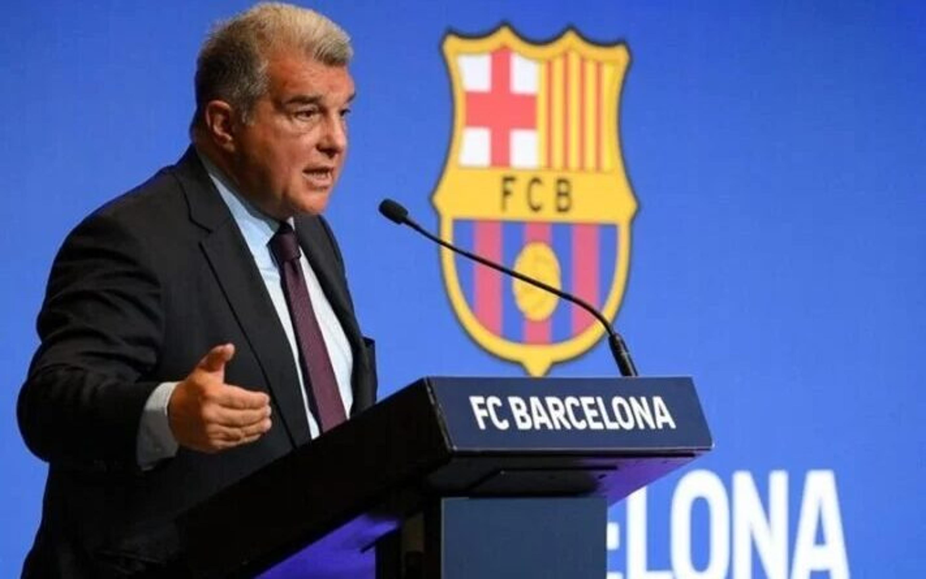 Joan Laporta, presidente do Barcelona, faz declaração polêmica e provoca Real Madrid: ‘Temos 48 Champions’