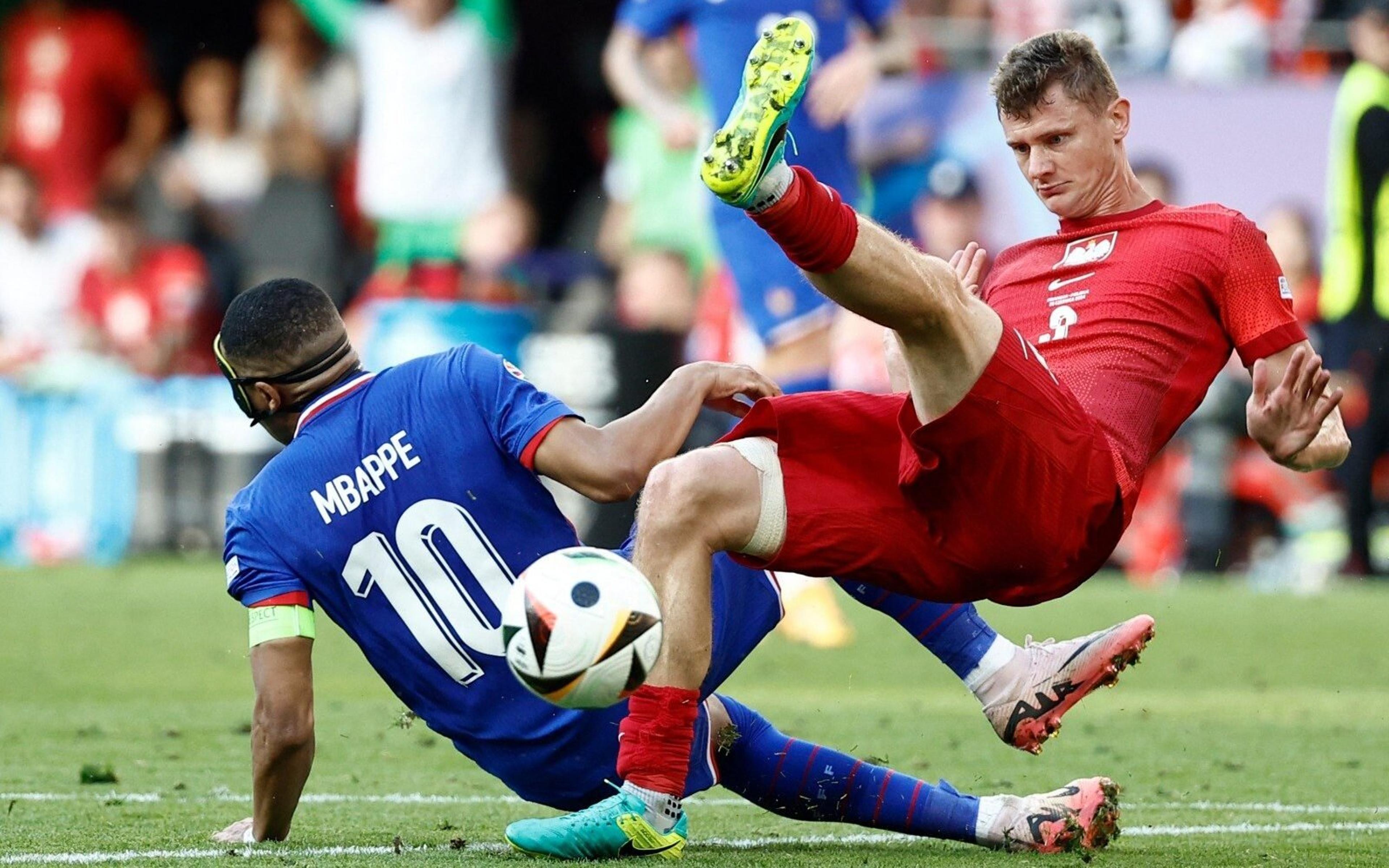 França joga mal e fica no empate com a Polônia na Eurocopa