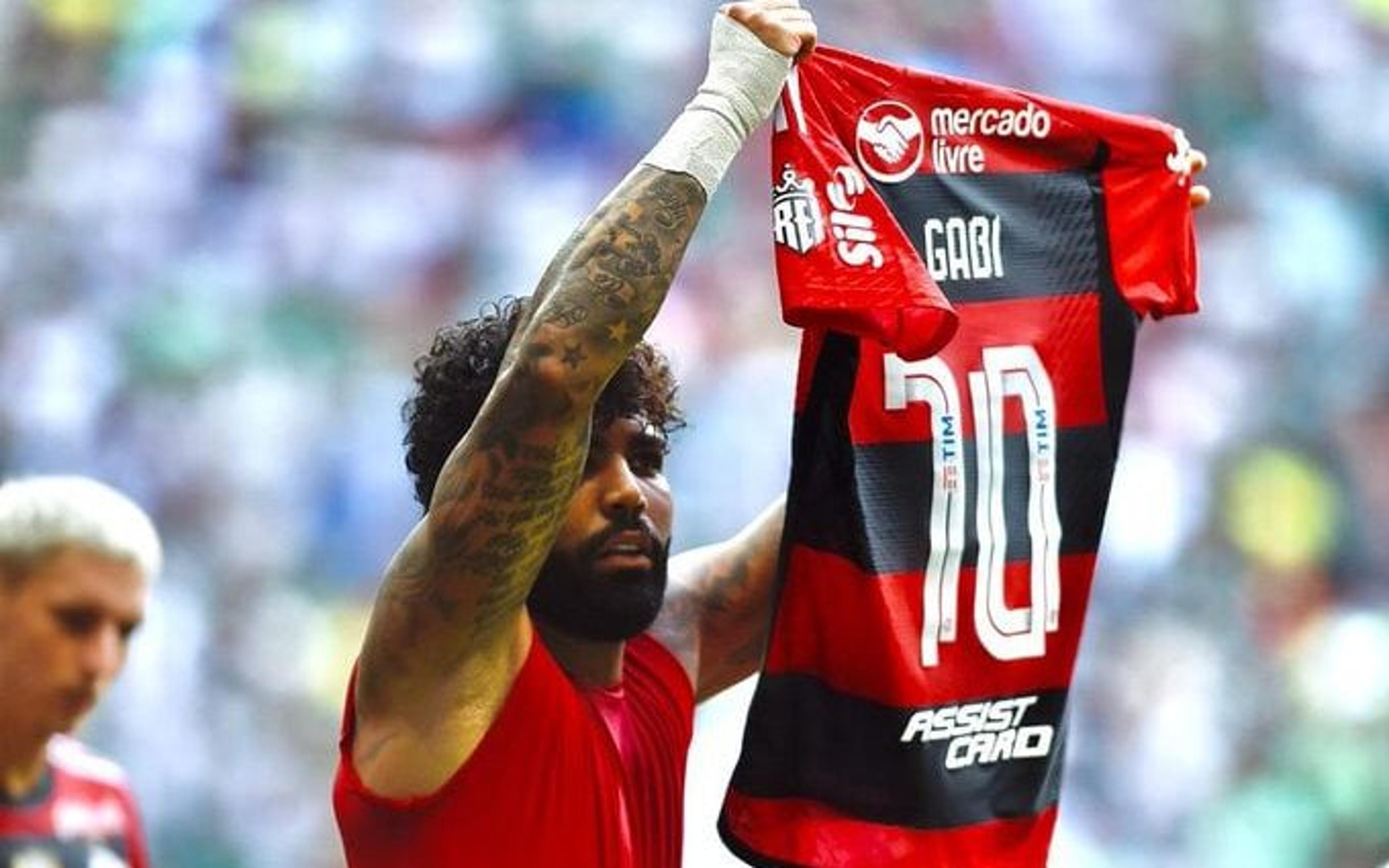 Especulado no Palmeiras, Gabigol tem ótimo retrospecto contra o rival pelo Flamengo