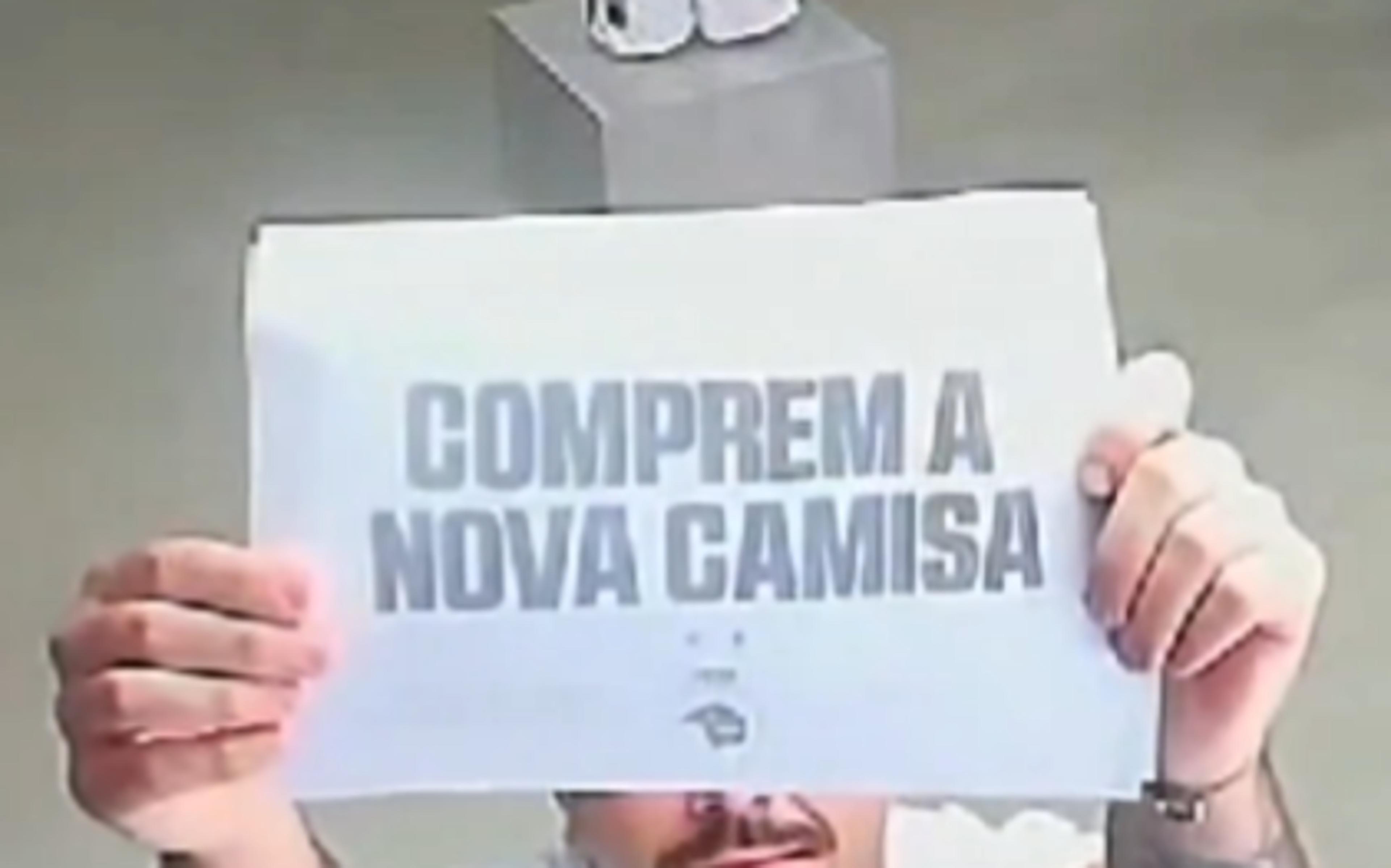 Time brasileiro inova na divulgação da venda de ingressos e do uniforme; veja vídeo