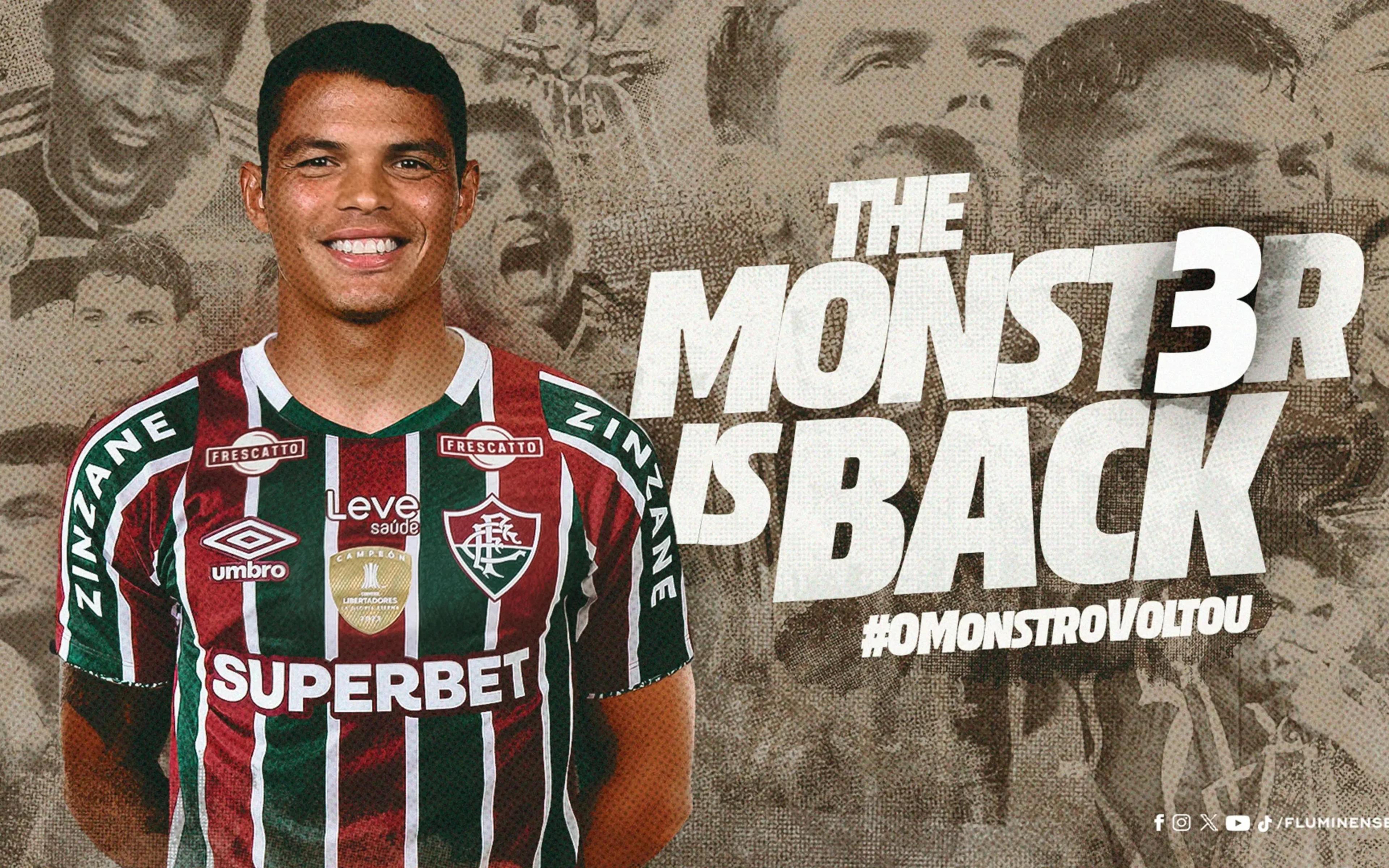 Confira ao vivo a apresentação de Thiago Silva no Fluminense