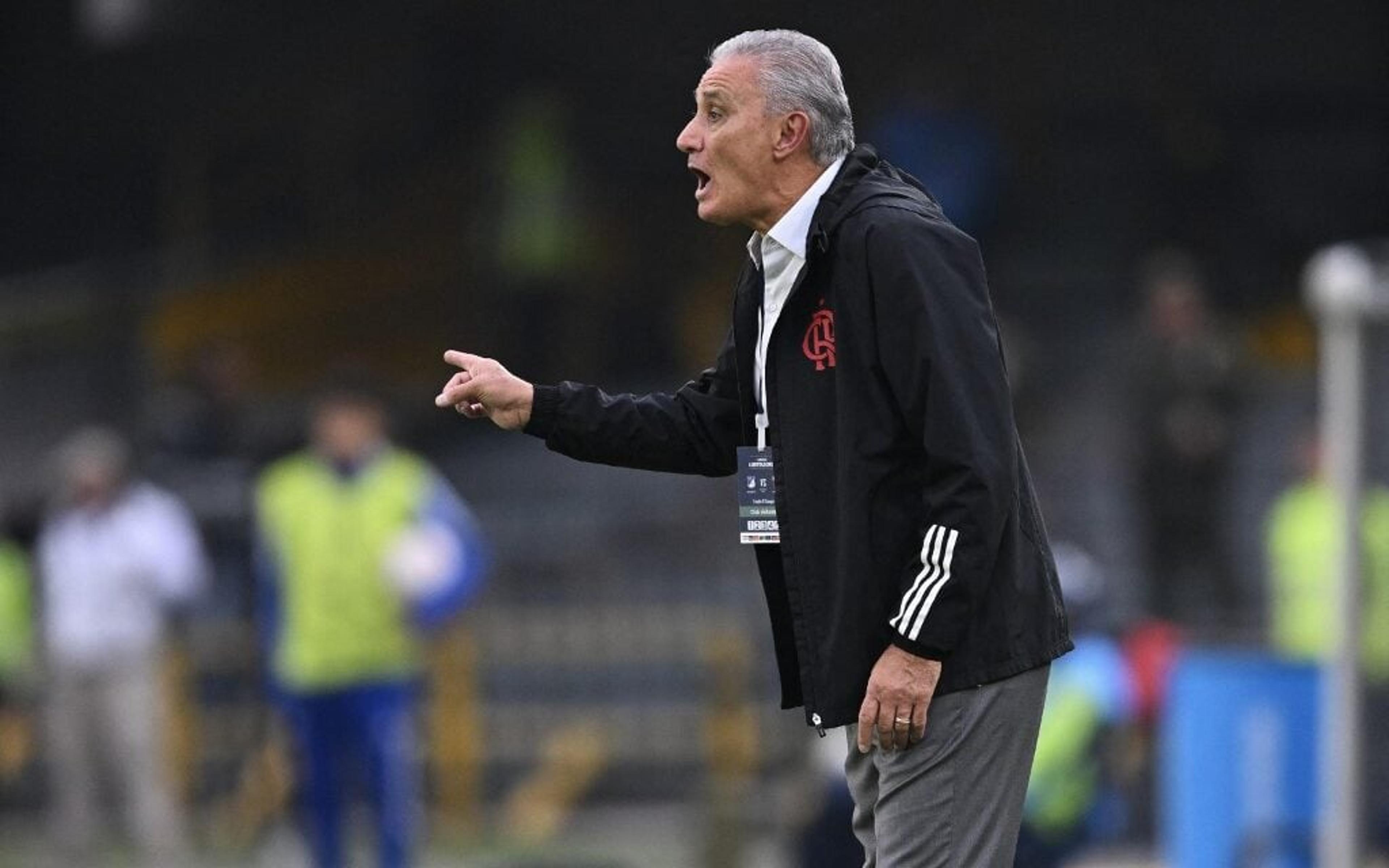 Tite exalta partida entre Flamengo e Palmeiras pela Copa do Brasil: ‘Desempenho não reflete o placar’