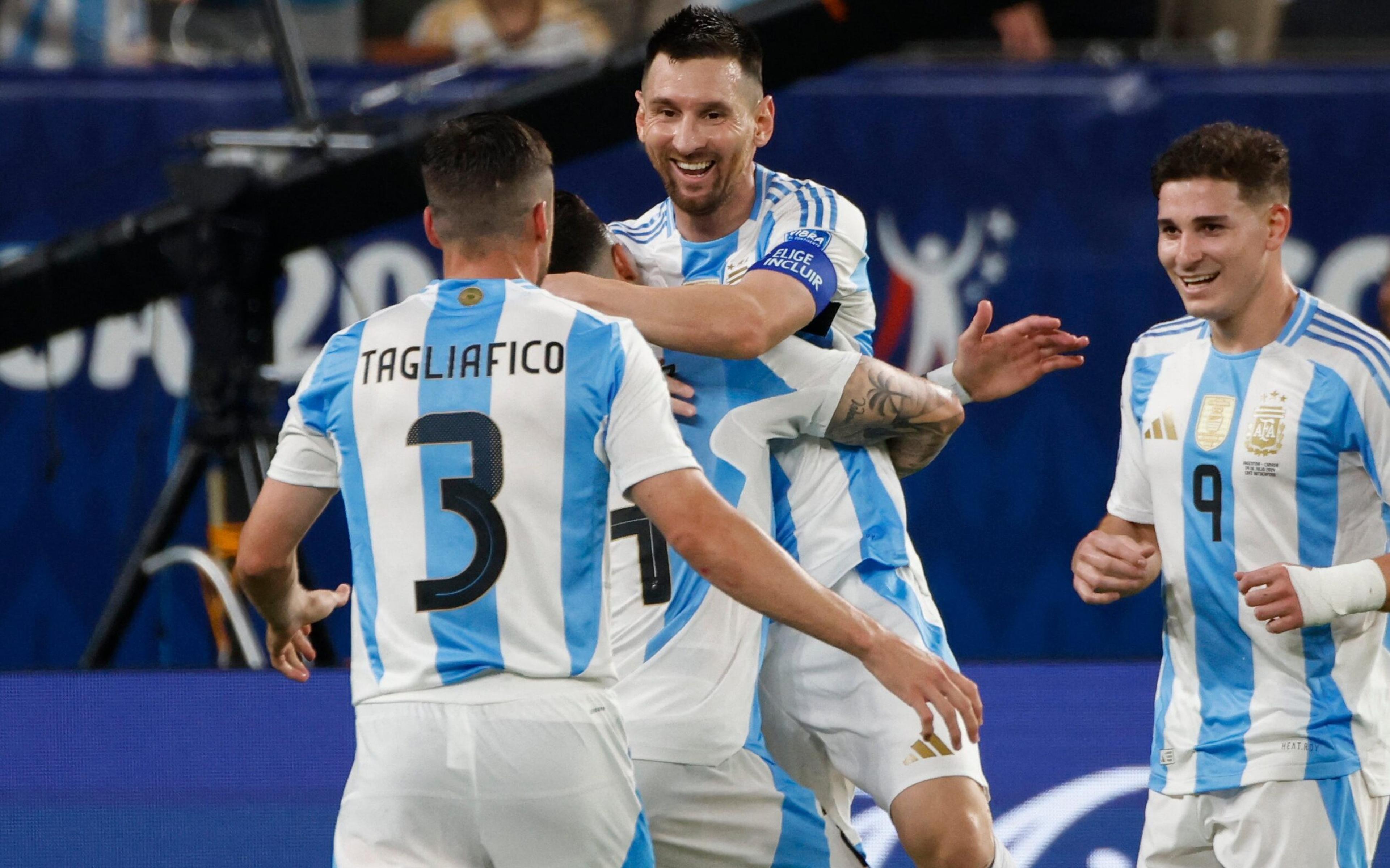 Com gol de Messi, Argentina vence o Canadá e está na final da Copa América