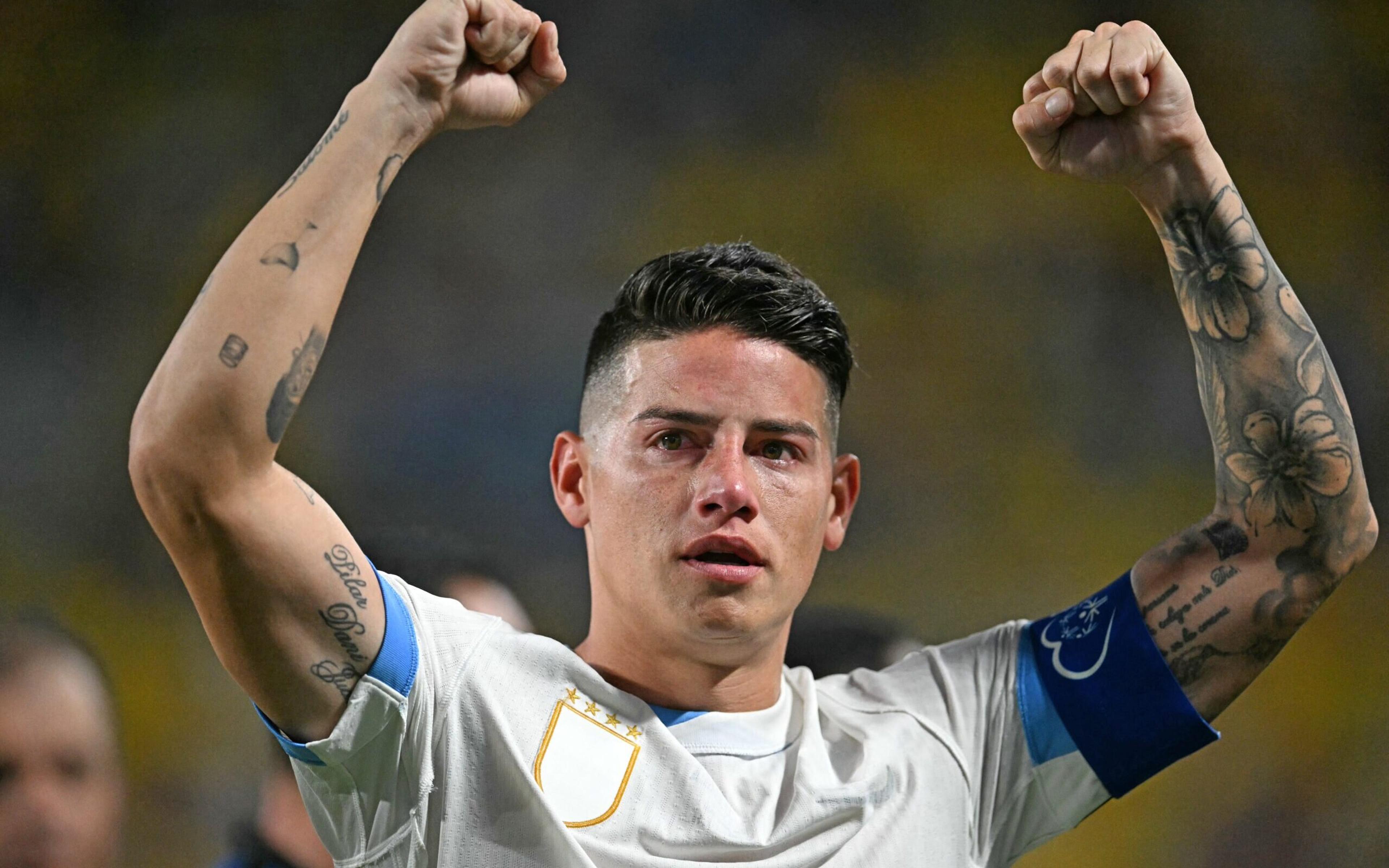 James Rodríguez se emociona com Colômbia na final da Copa América: ’13 anos sonhando com isso’