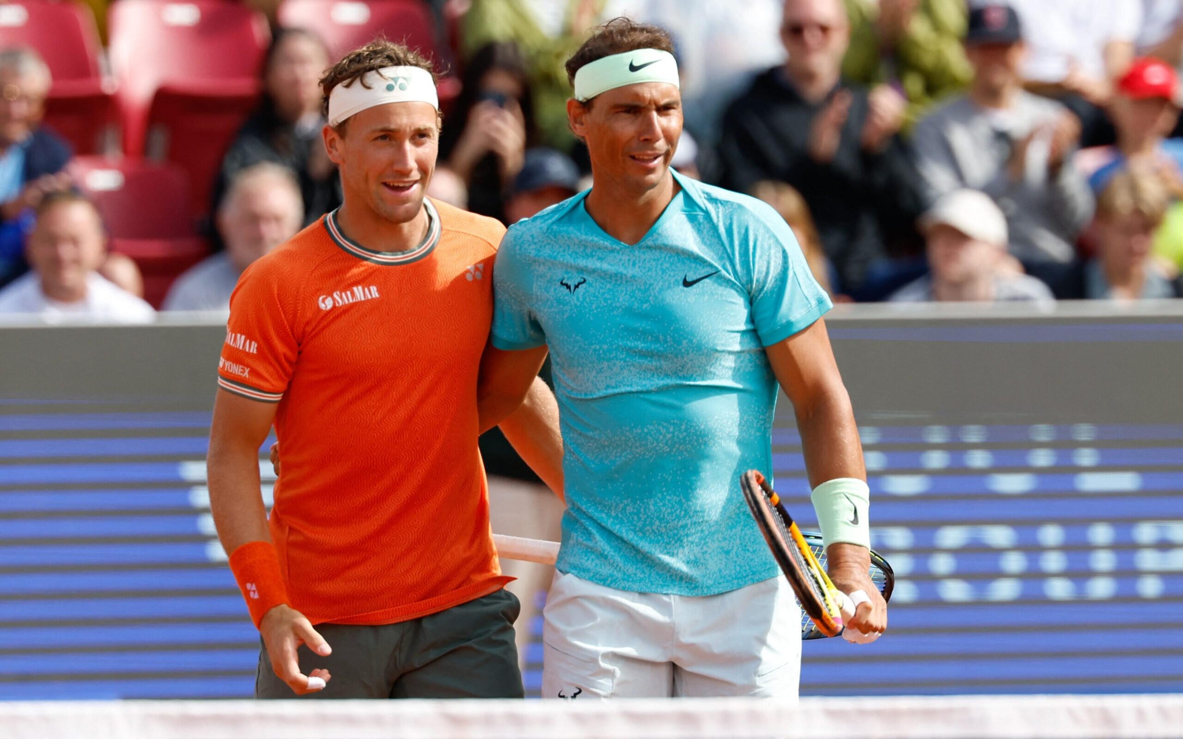 Nadal e Ruud salvam match-point e vão à semi de duplas no ATP de Bastad