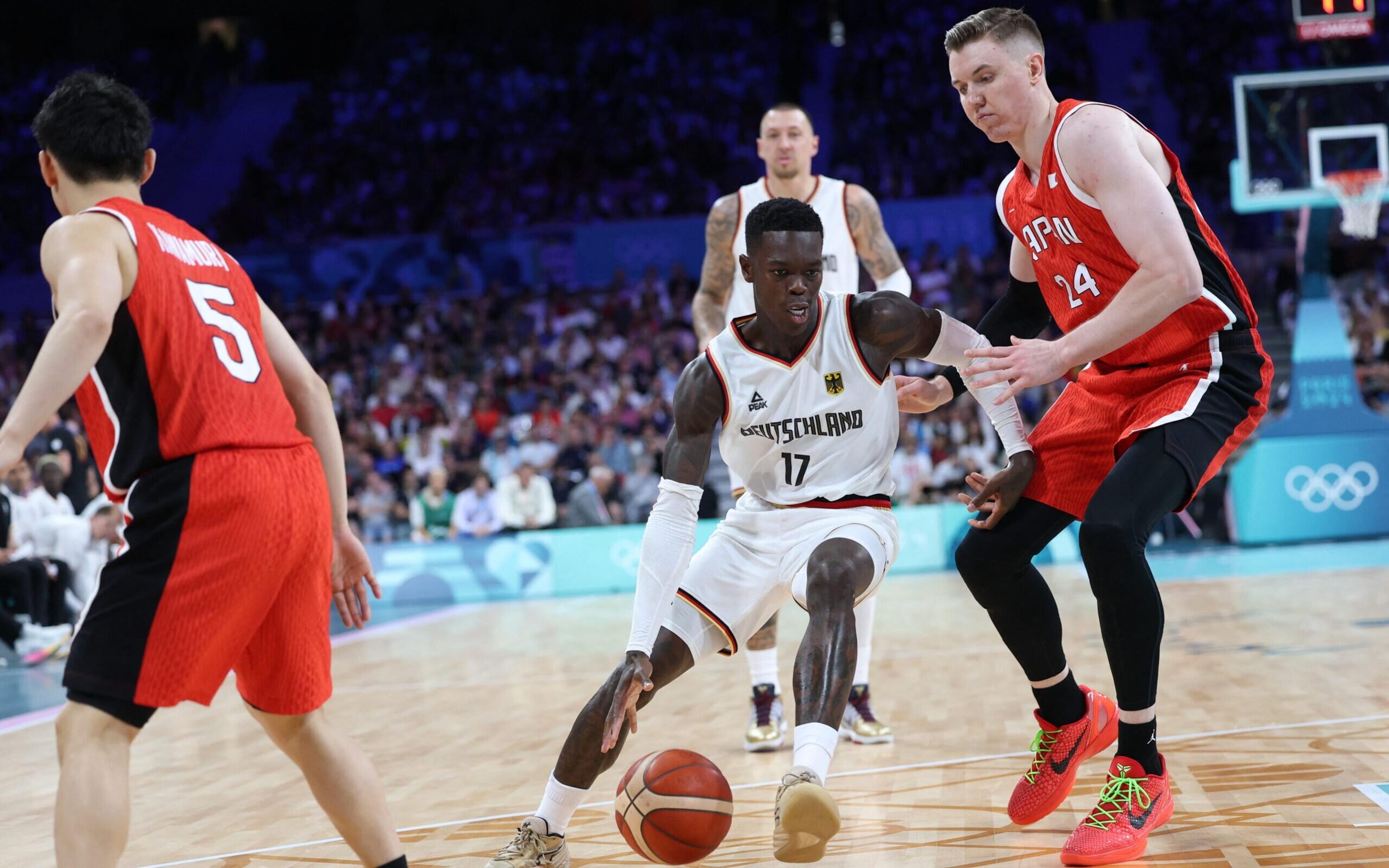 Olimpíadas: pelo grupo do Brasil, Alemanha vence Japão na estreia do basquete masculino