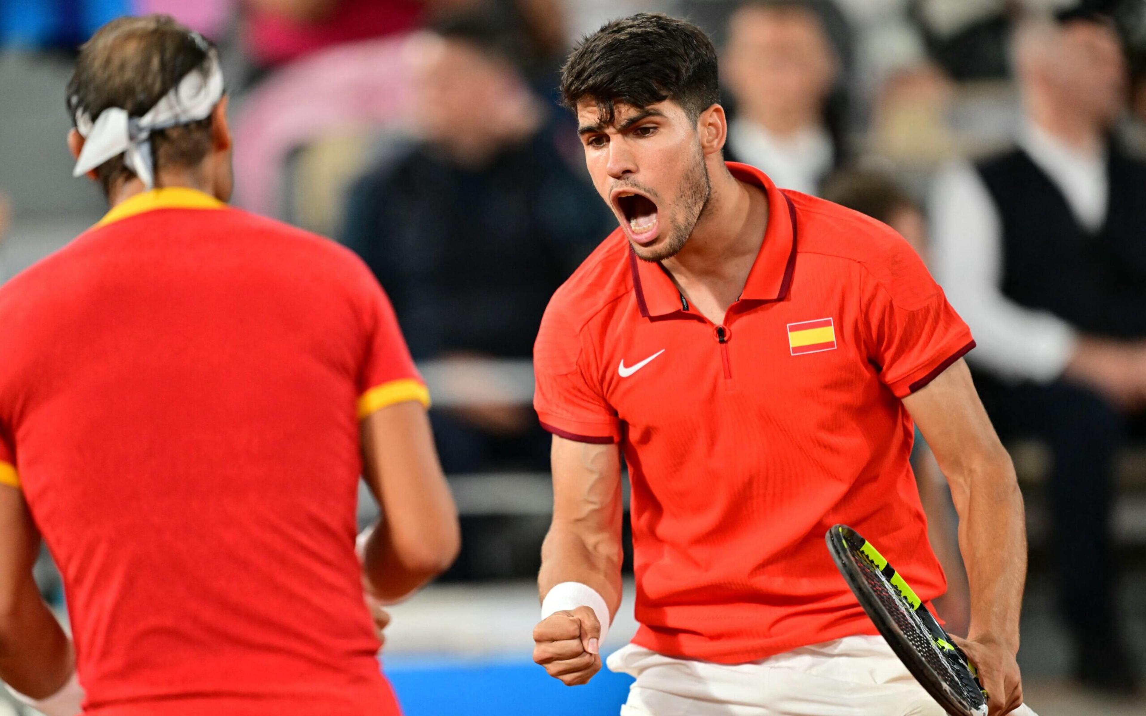 Nadal e Alcaraz vencem argentinos favoritos nas Olimpíadas de Paris