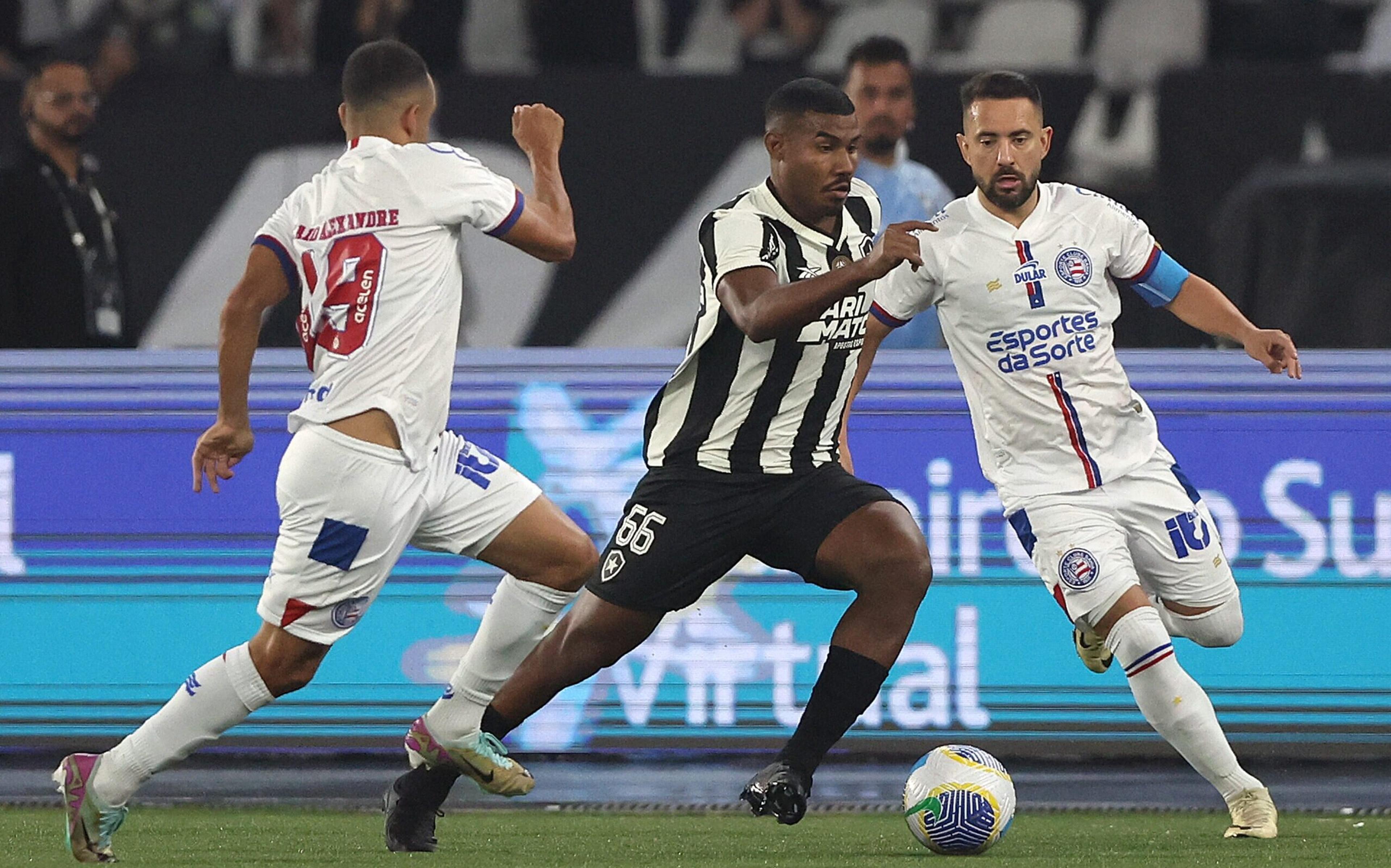 Botafogo e Bahia ficam no empate em jogo de ida das oitavas da Copa do Brasil