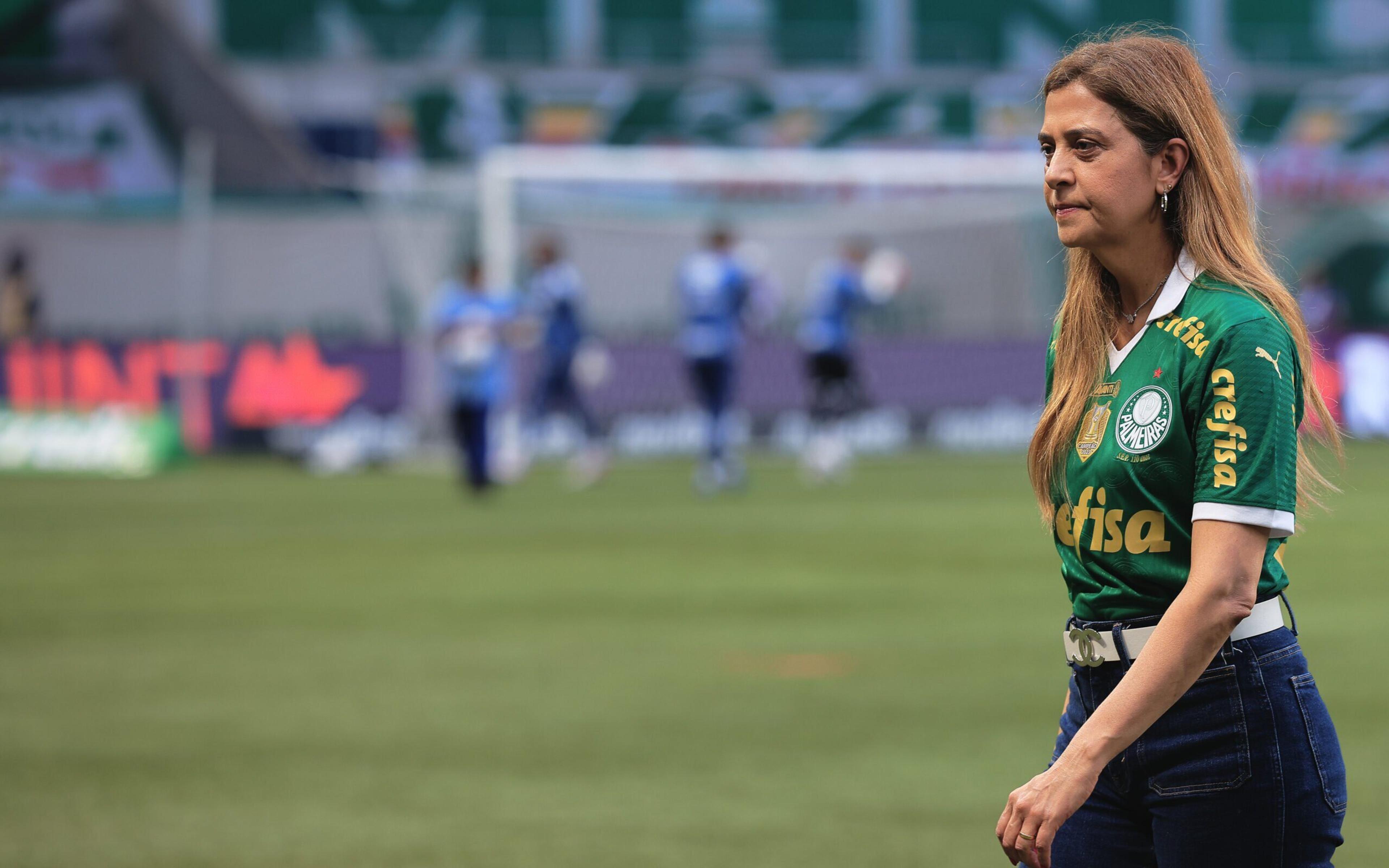 Botafogo x Palmeiras: Leila alfineta Textor, cobra segurança e reforça decisão de não ir ao RJ