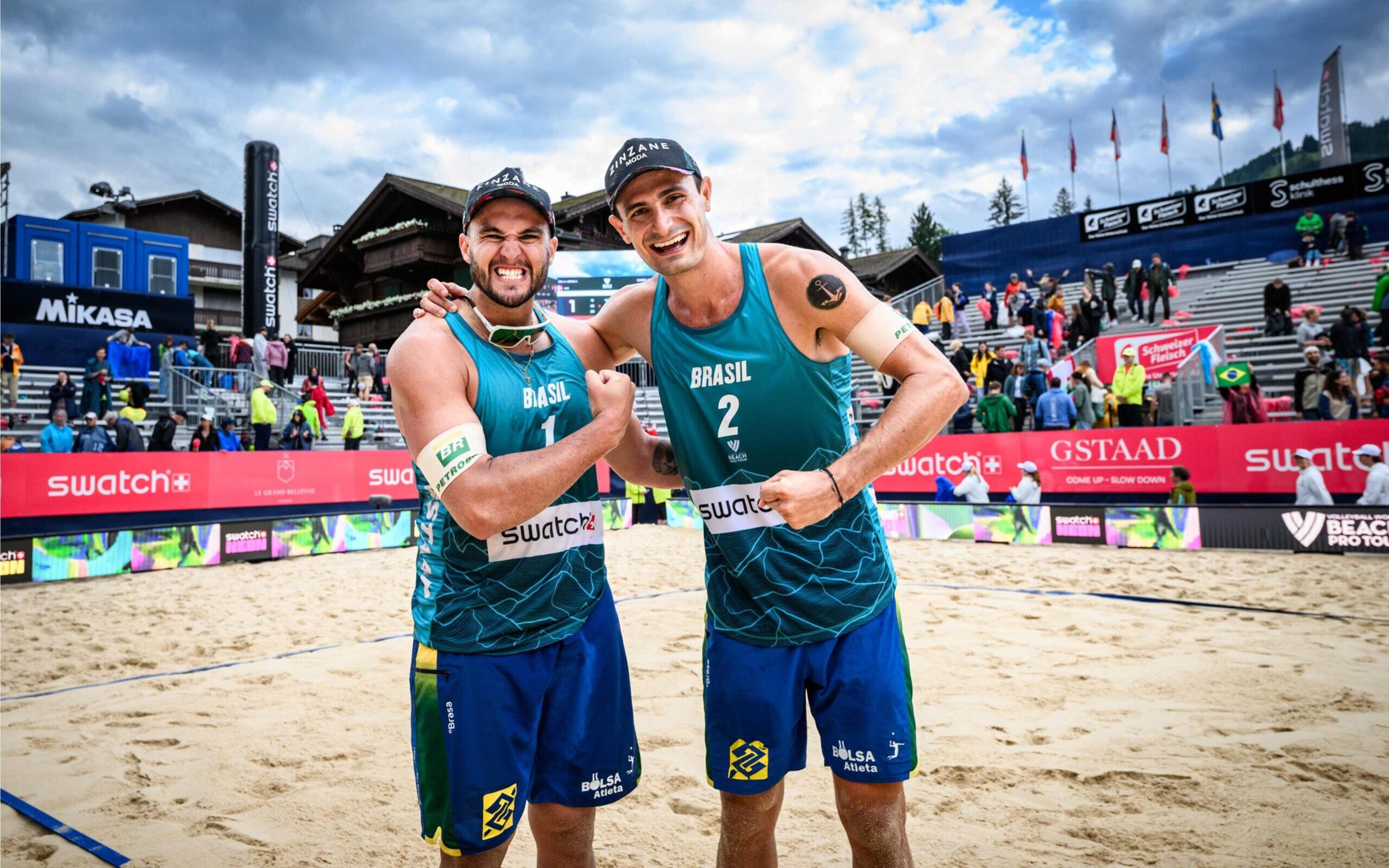 André/George são prata em etapa do Circuito Mundial de Vôlei de Praia